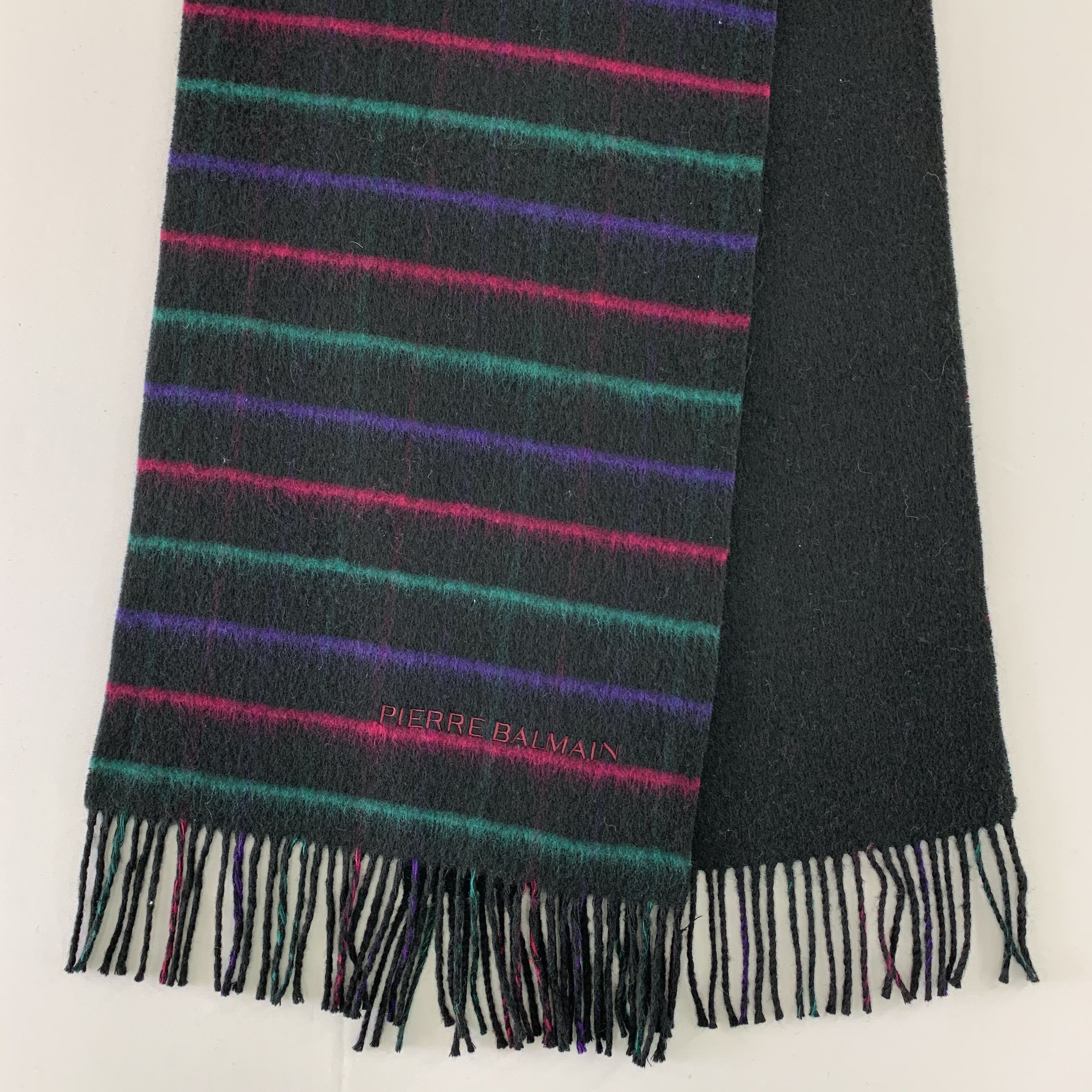 Pierre Balmain Pierre Balmain Scarf Wool Muffler Neck Wrap BL4286 Size ONE SIZE - 5 Thumbnail