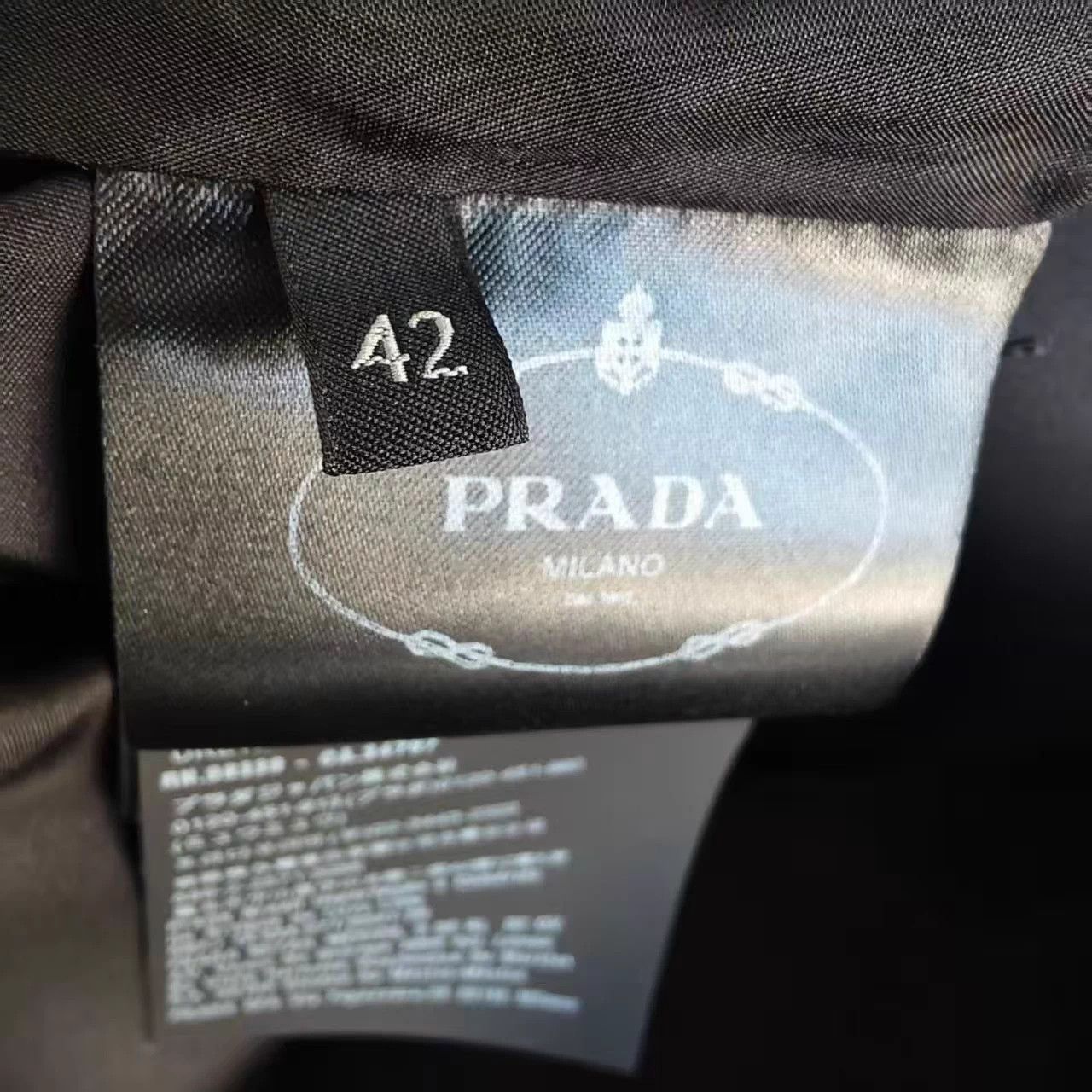 Prada Prada Gray Wool Bow Dress Size M / US 6-8 / IT 42-44 - 6 Thumbnail