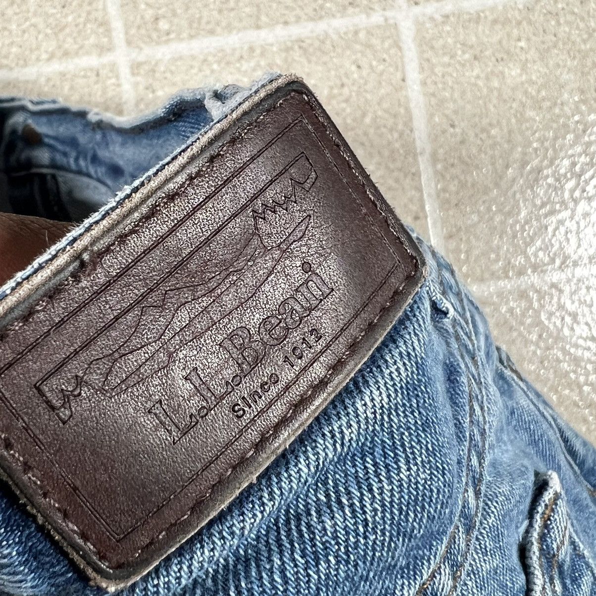 L.L. Bean × Vintage LL Bean Jeans Mens Natural Fit Straight Leg Workwear Denim Size US 38 / EU 54 - 5 Thumbnail