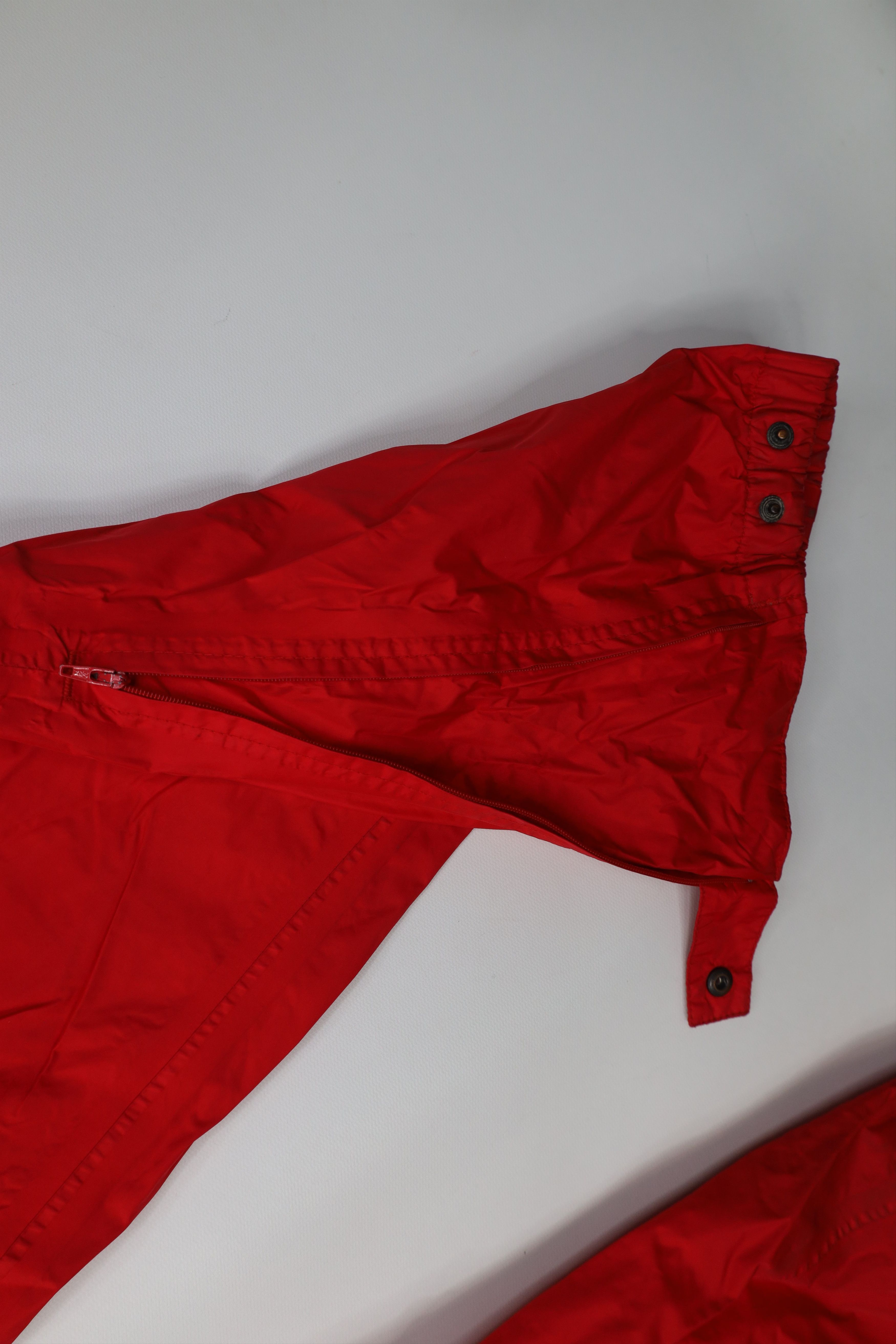 Lands' End Vintage 90s Lands End Waterproof Rain Joggers Pants Red Size US 36 / EU 52 - 7 Thumbnail