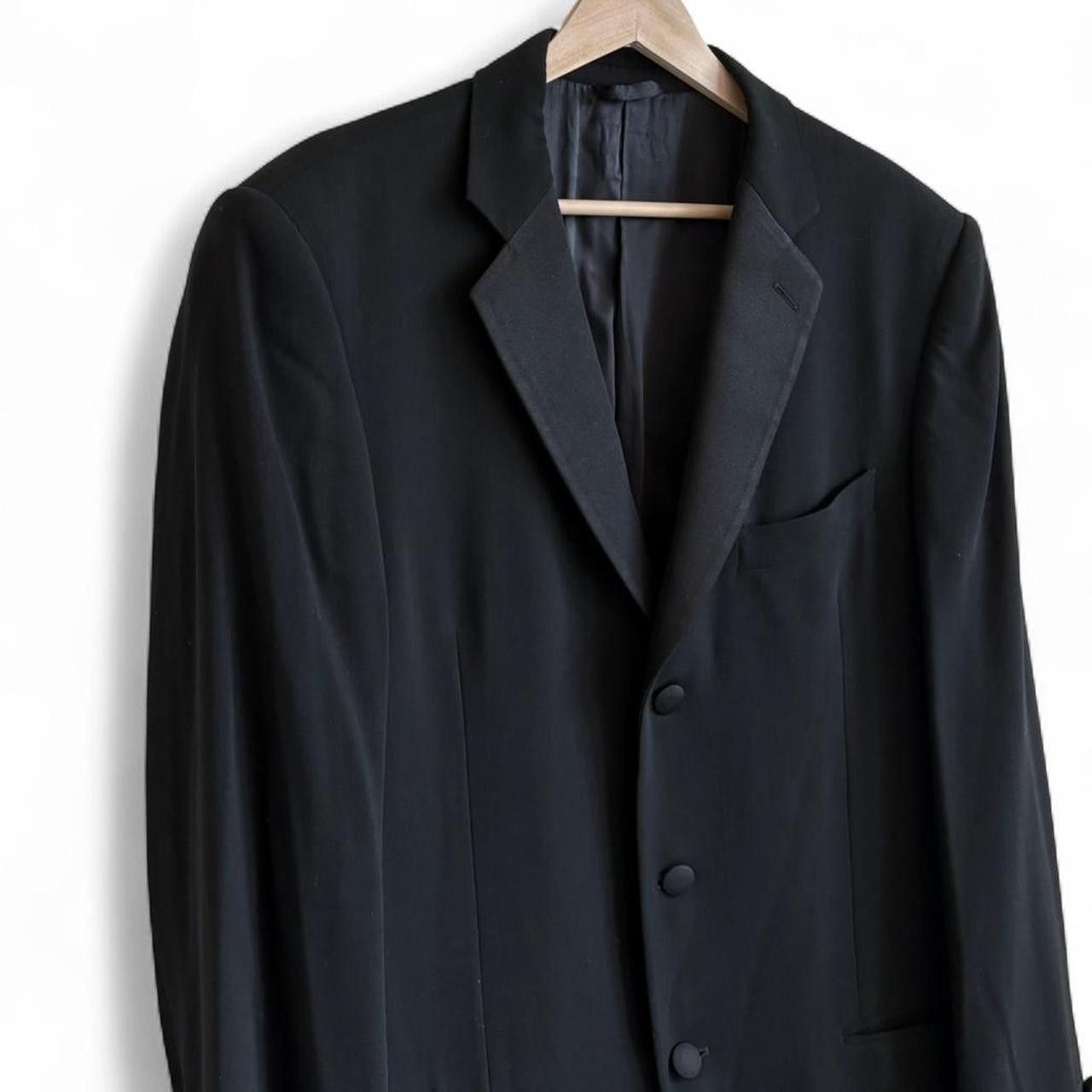 Giorgio Armani Giorgio Armani Classico archival black tuxedo jacket 40R Size 40R - 7 Thumbnail