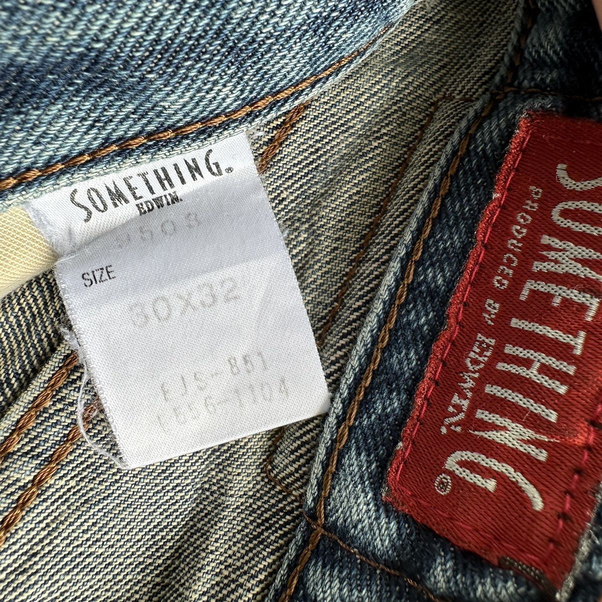 Edwin Vintage Edwin Something Faded Distressed Denim Jean Pant W27 Size US 27 - 8 Thumbnail