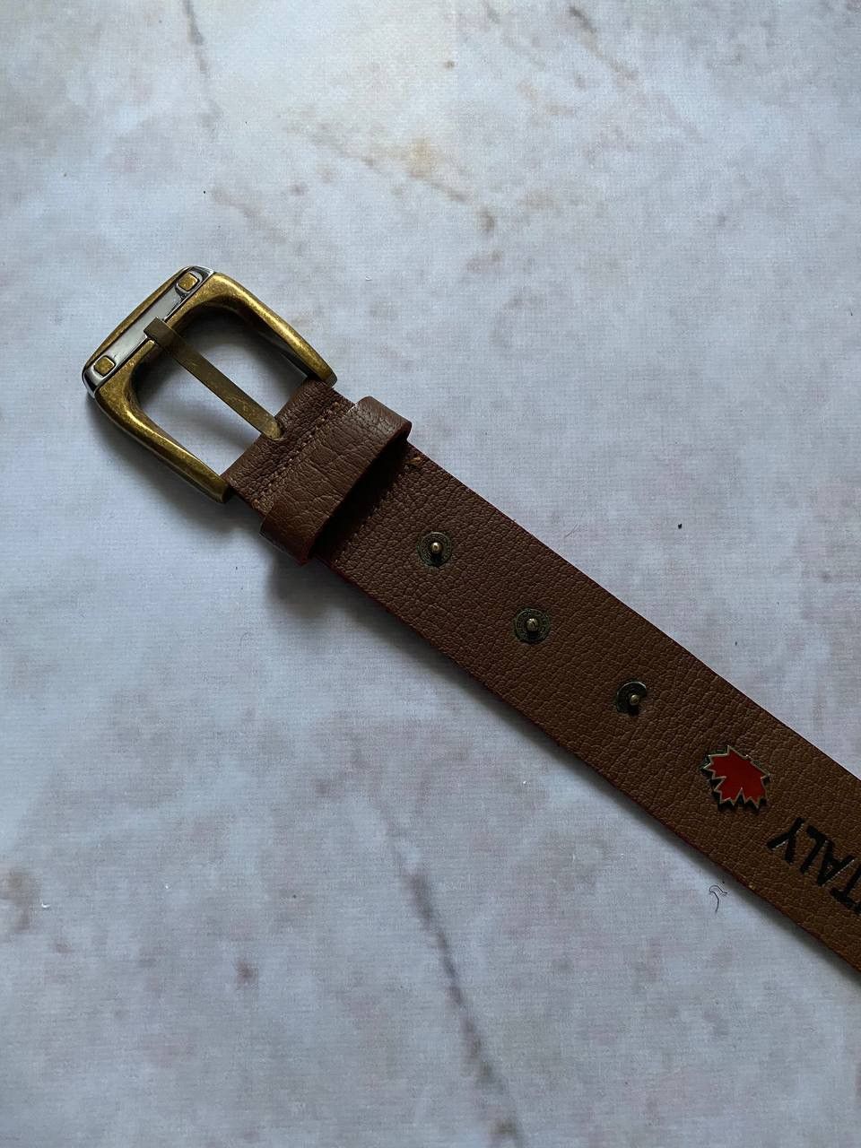 Dsquared2 Vintage Dsquared2 Leather Belt Size 26 - 3 Thumbnail