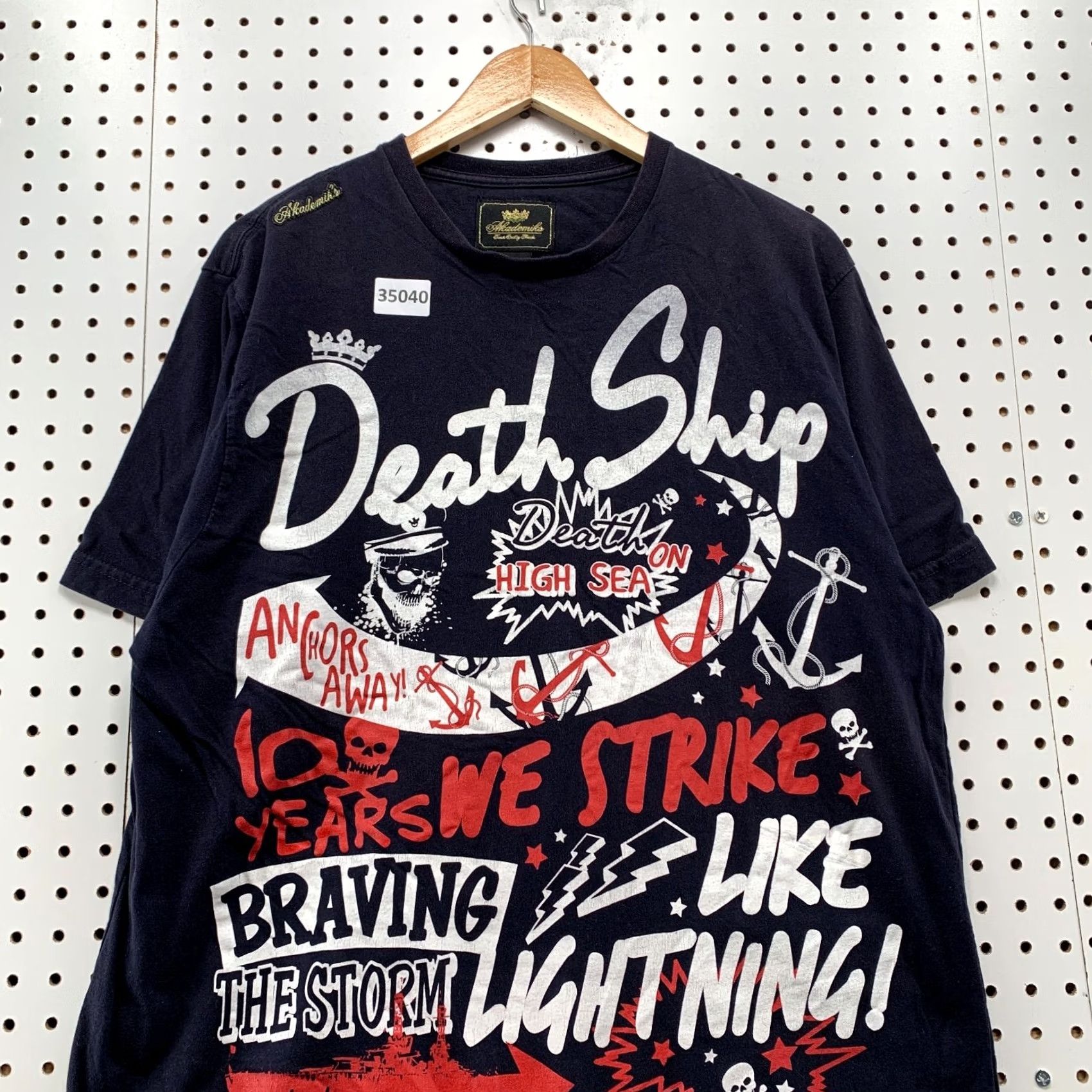 Akademiks VINTAGE Akademiks Shirt Mens XL Blue AOP All Over Print 21.5x29.5 Size US XL / EU 56 / 4 - 6 Thumbnail