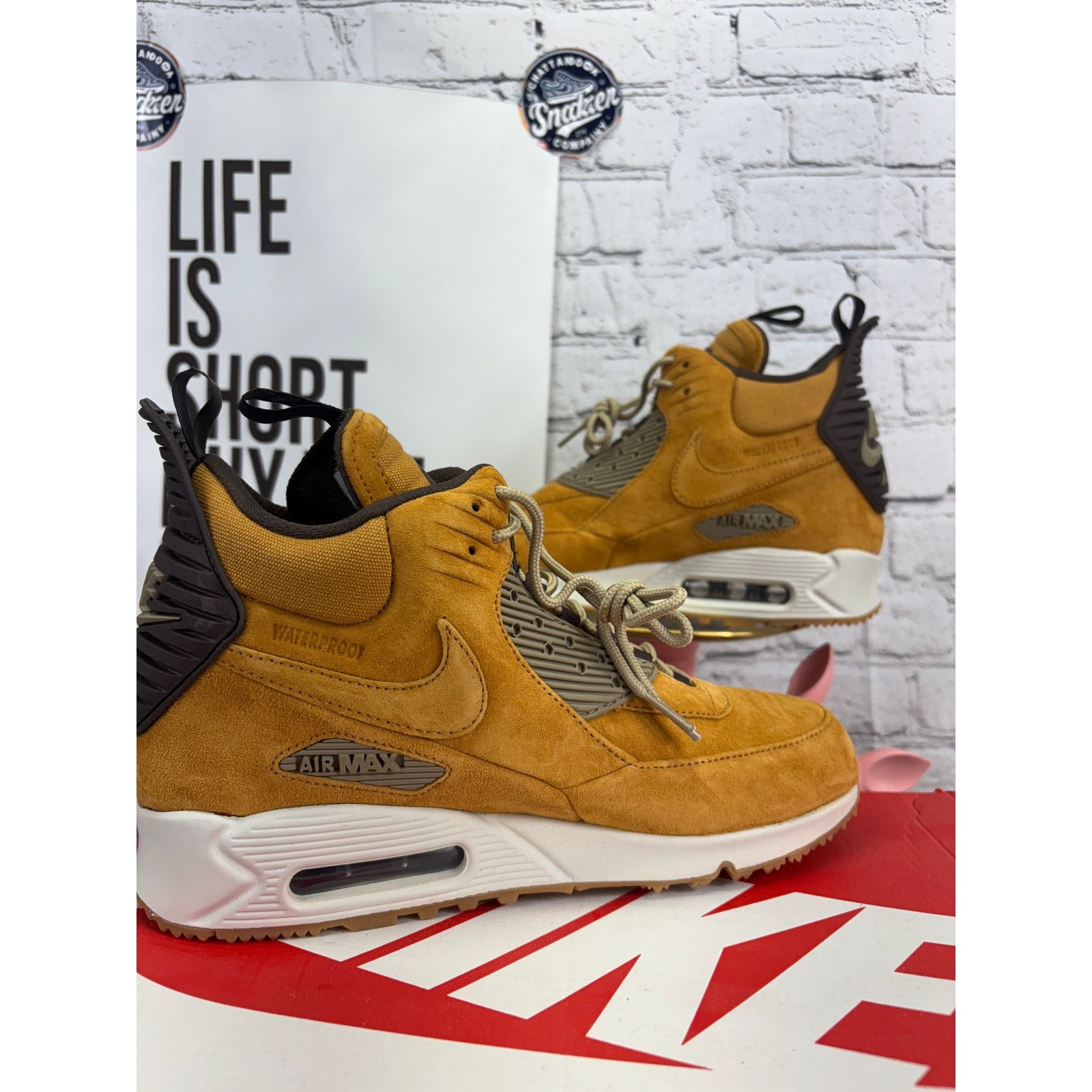 Nike Nike Air Max 90 Sneakerboot 2015 Shoes Men 7.5 Brown Sneaker Size US 7 / EU 40 - 6 Thumbnail