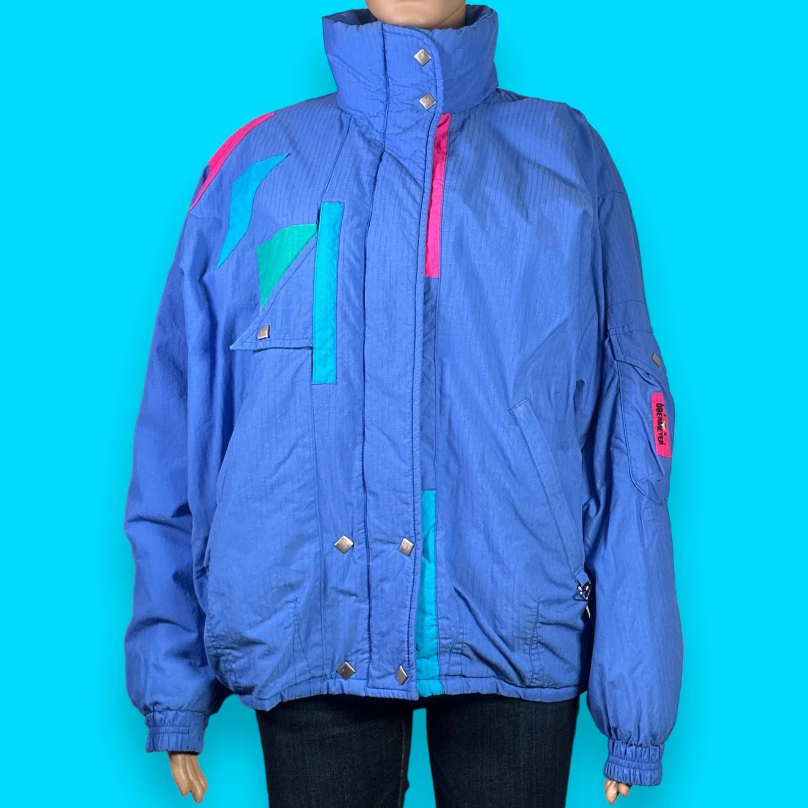 Vintage Sport Obermeyer Colorblock Ski Jacket Size 12 -
