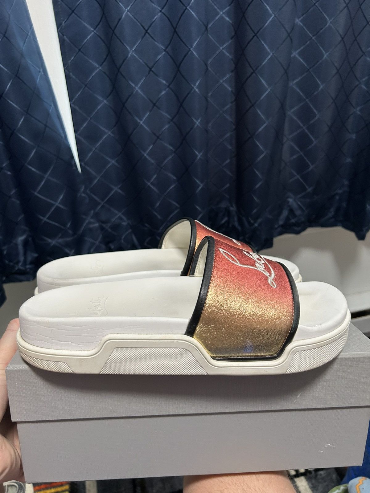 Christian Louboutin Christian Louboutin slides Size US 12 / EU 45 - 1 Thumbnail
