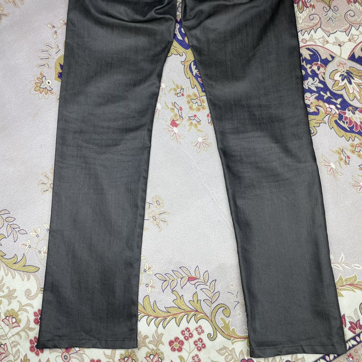 Katharine Hamnett London A20 Katharine Hamnett London Dark Brown Coated Jeans Size US 30 / EU 46 - 13 Thumbnail