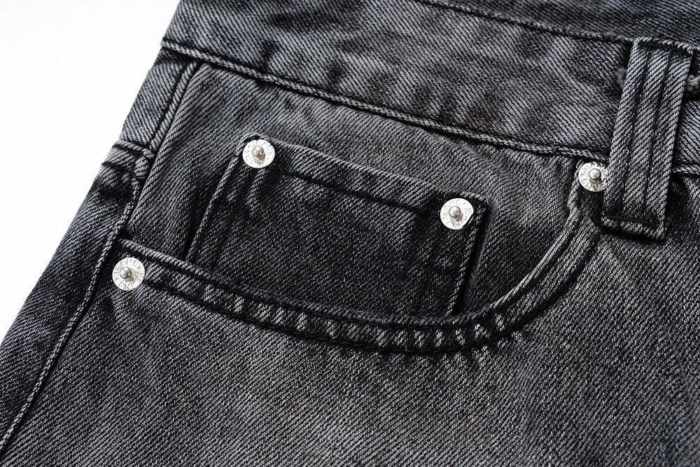 Japanese Brand × Vintage Dark Grey Washed Damage Baggy jeans y2k streetwear Size US 32 / EU 48 - 12 Thumbnail