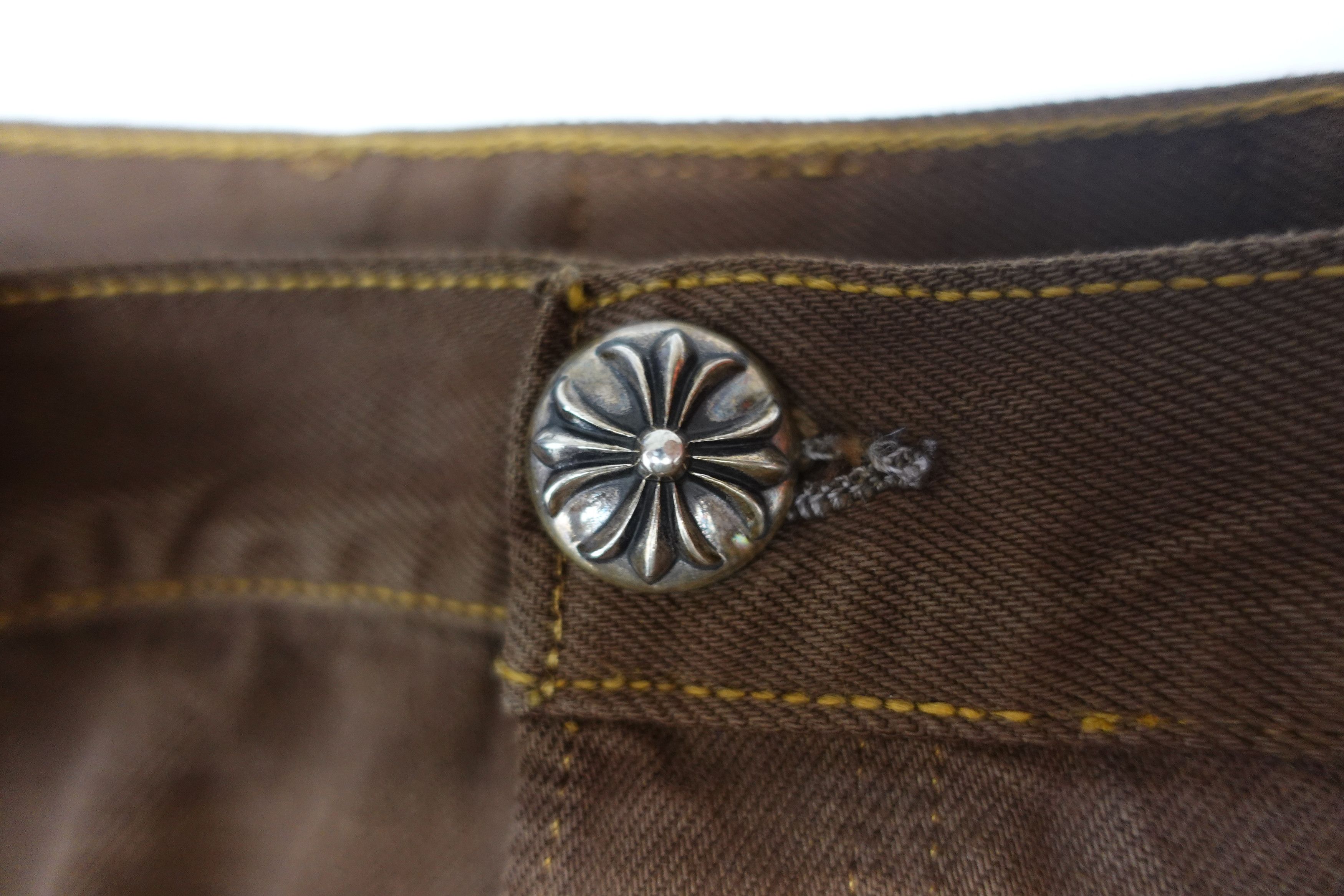 Chrome Hearts Chrome Hearts Cross Patch Denim Brown / Zebra Size US 36 / EU 52 - 4 Thumbnail