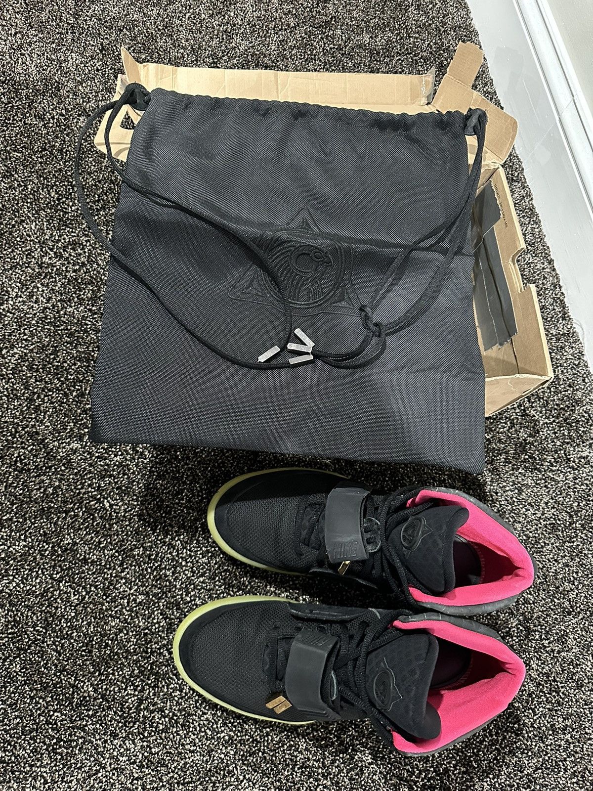 Kanye West × Nike Nike Air Yeezy 2 Kanye West Solar Red Sneakers 2012 Size US 11 / EU 44 - 12 Thumbnail