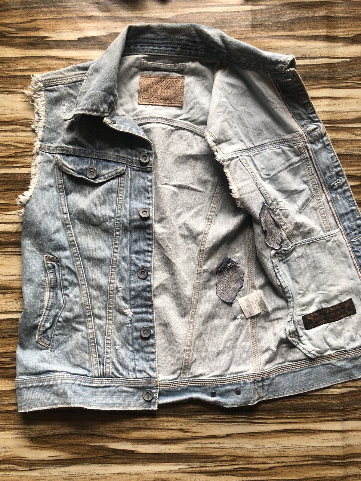 Le Grande Bleu (L.G.B.) 🇯🇵Goa Denim Selvedge sleveless Jacket Kapital Sid Vicious Size US M / EU 48-50 / 2 - 2 Thumbnail