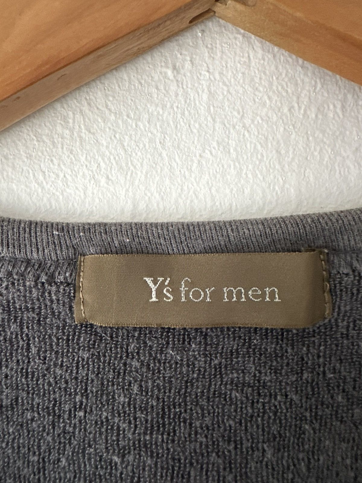 Yohji Yamamoto Y’s for Men Minimal Black Crewneck T Shirt Size US M / EU 48-50 / 2 - 6 Thumbnail