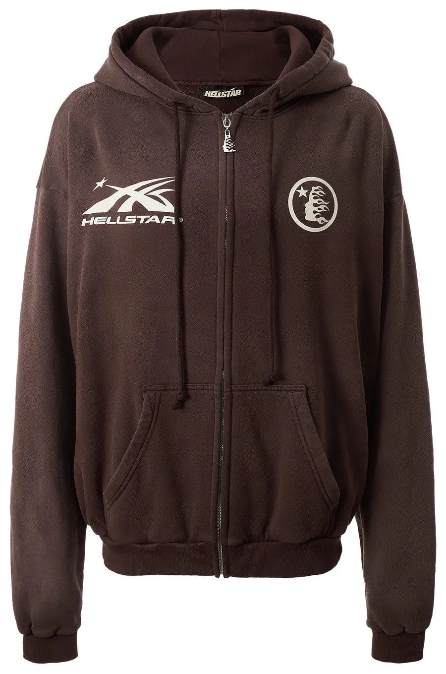 HELLSTAR Hellstar Mirror Face Zip Up Hoodie (Large) Size US M / EU 48-50 / 2 - 1 Thumbnail