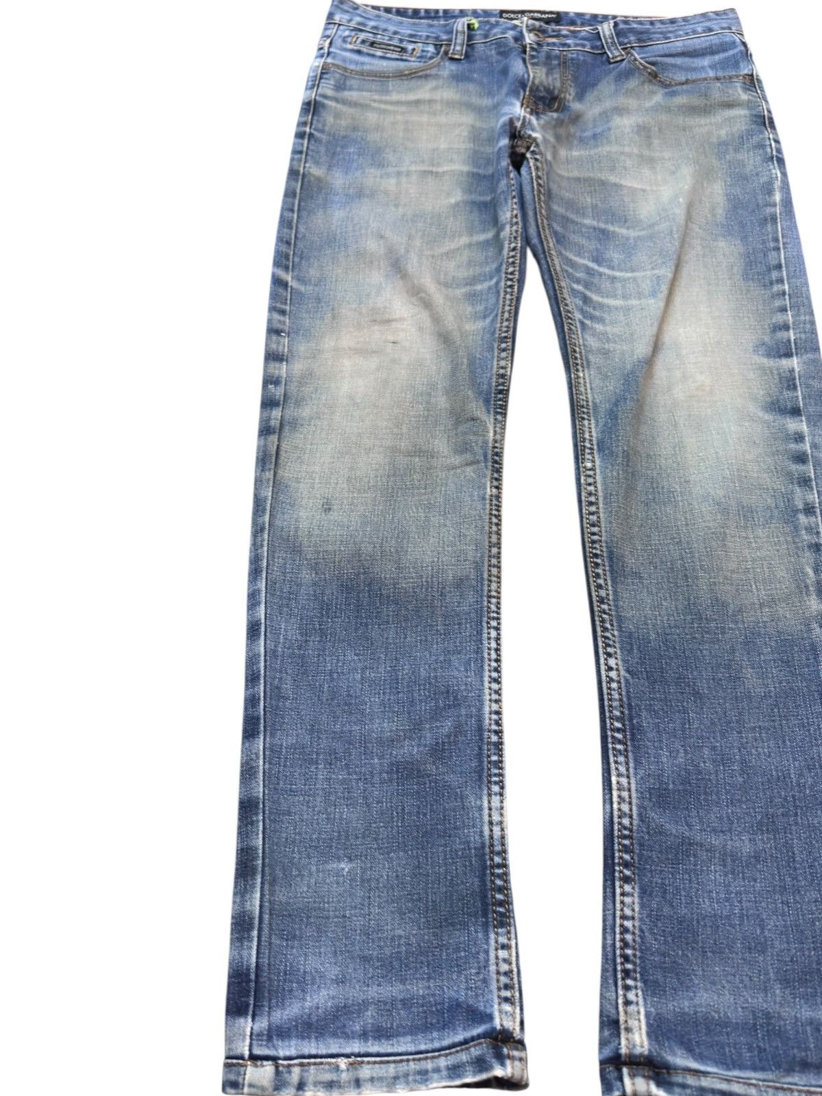 Dolce & Gabbana Vintage Dolce&Gabbana Mudwash Skinny Denim Size US 33 - 3 Thumbnail