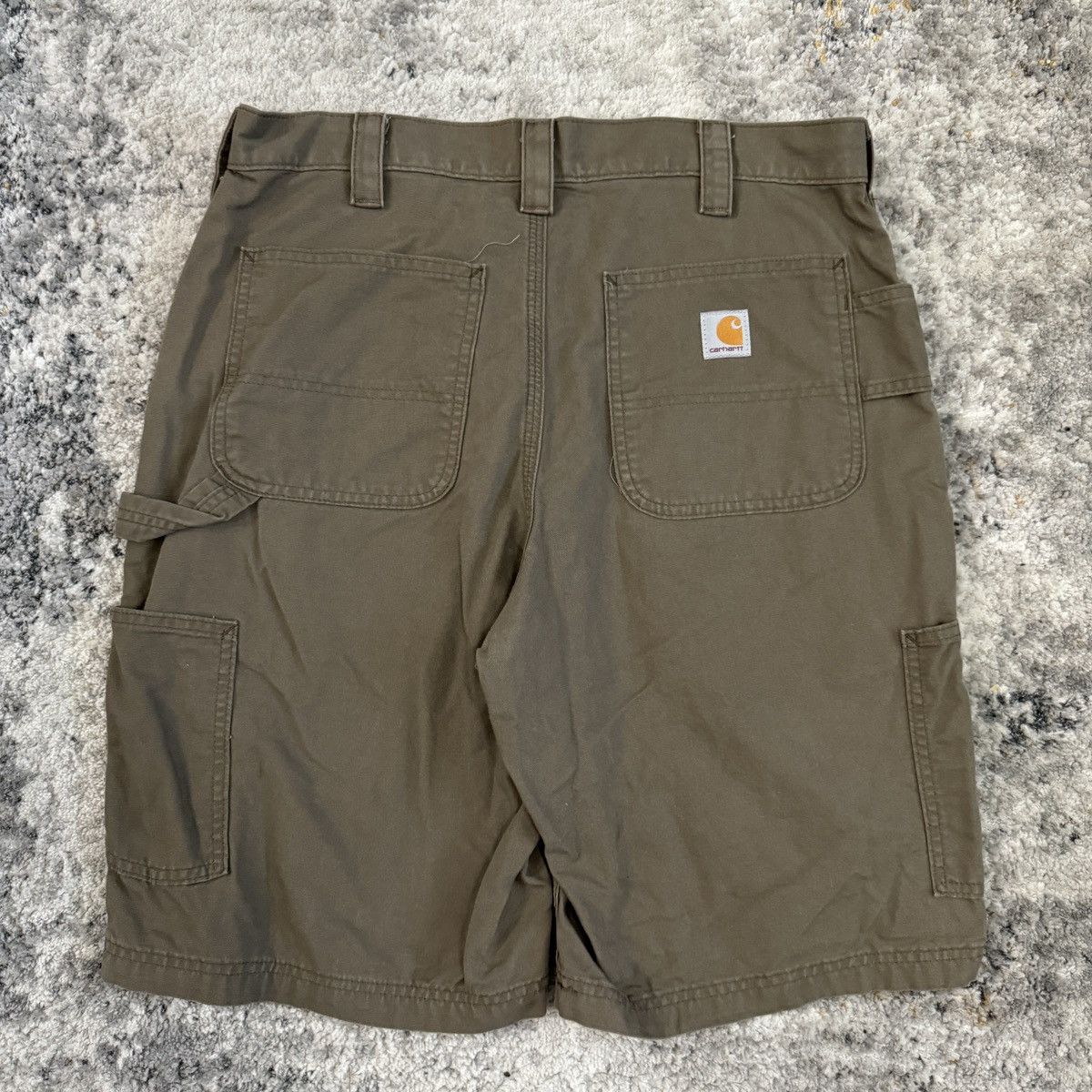 Carhartt × Vintage Essential Vintage y2K Brown Carhartt wide leg carpenter Size US 34 / EU 50 - 1 Thumbnail
