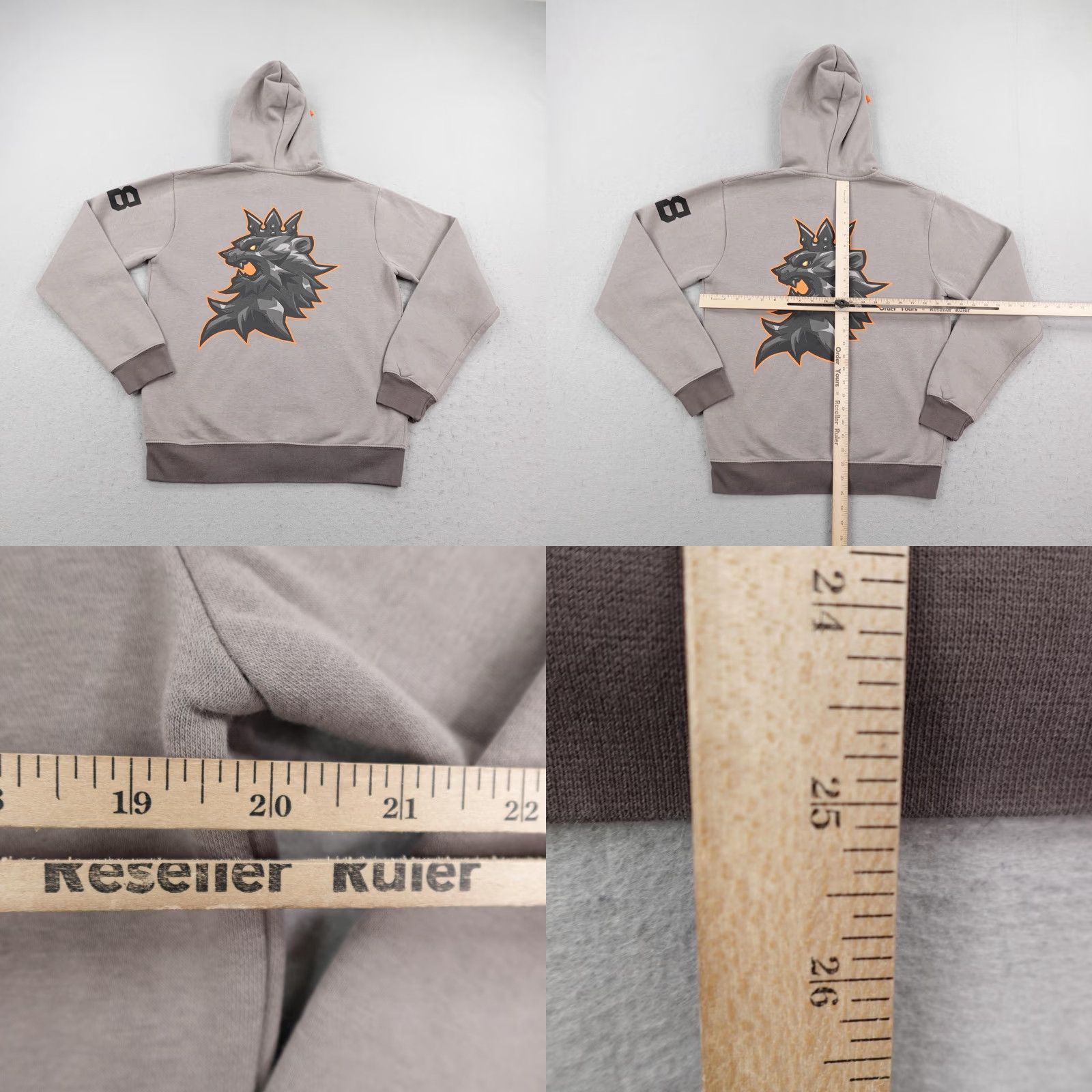 Vintage Overwatch Hoodie Jinx Mens Small Gray Reinhardt Zip Up Sweatshirt Blizzard Gamer Size US S / EU 44-46 / 1 - 8 Thumbnail
