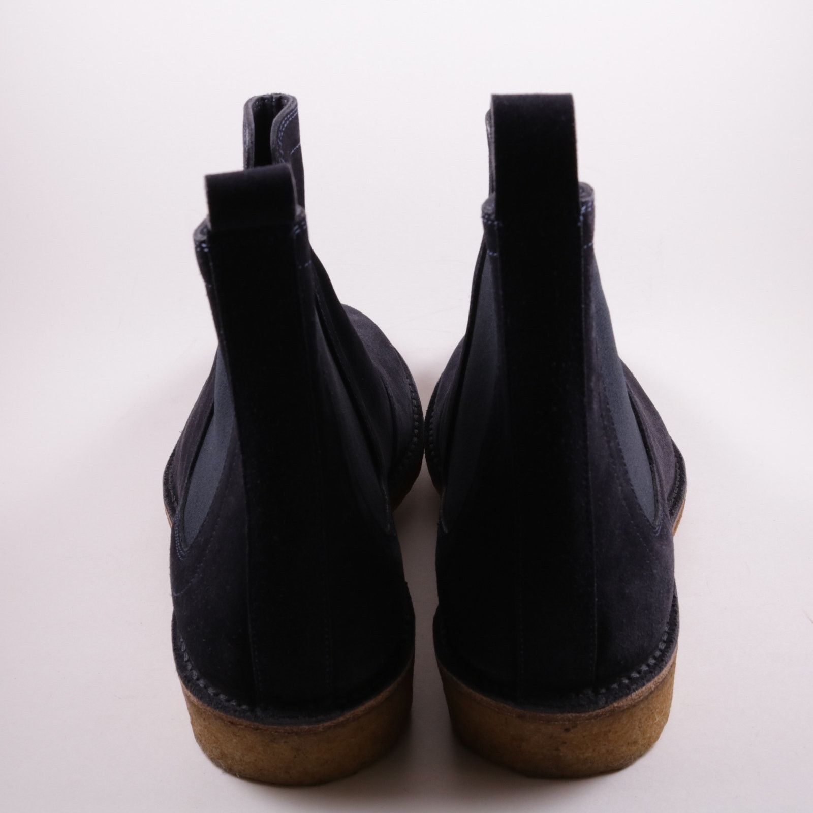 Bottega Veneta Bottega Veneta Suede Navy Chelsea Boots Size 47 / 14 Size US 14 / EU 47 - 4 Thumbnail