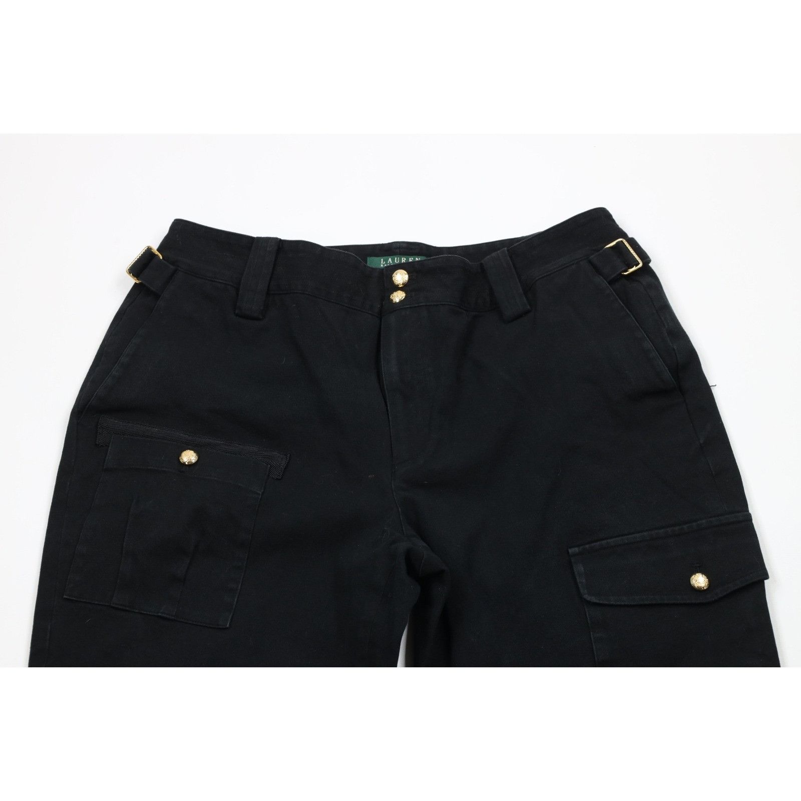 Polo Ralph Lauren Vintage 90s Ralph Lauren Distressed Side Buckle Cargo Pants Size 36" / US 14 / IT 50 - 2 Thumbnail