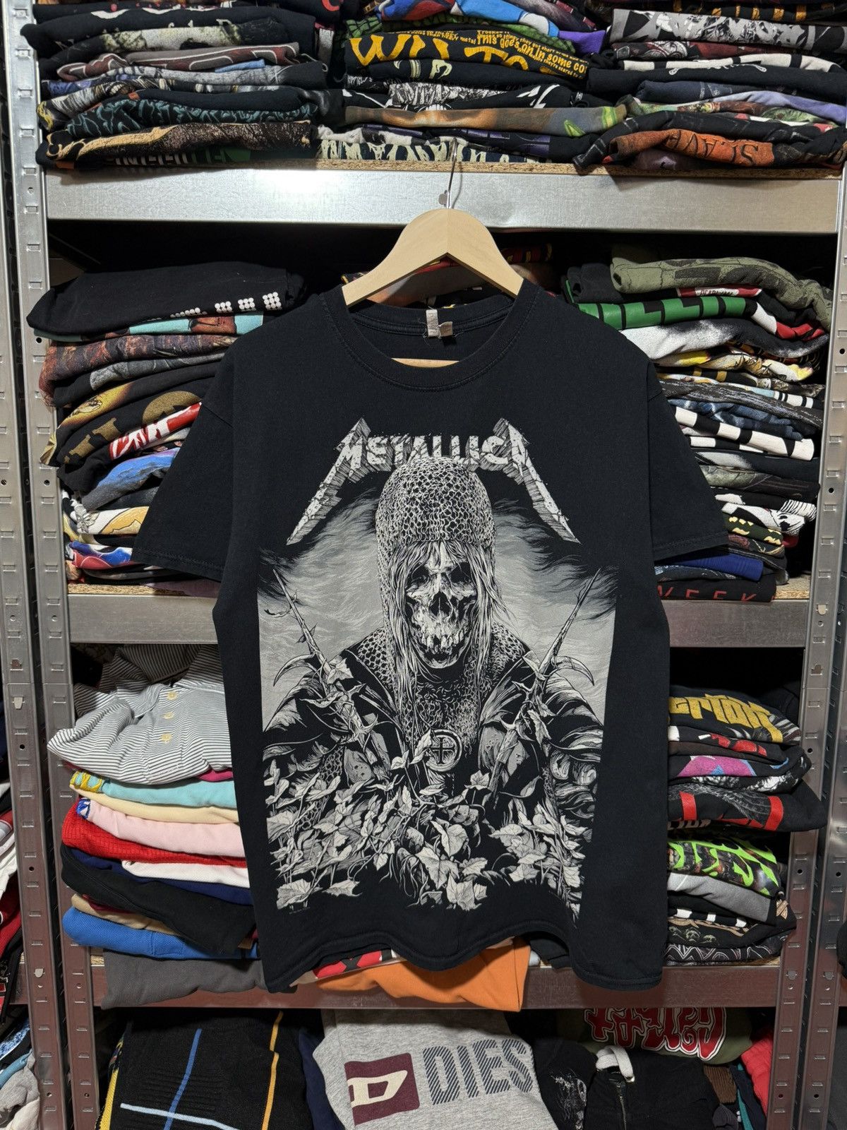 Band Tees × Metallica × Vintage Vintage Metallica Art By Ken Taylor 2018 Pirate Rock T-Shirt Size US L / EU 52-54 / 3 - 1 Thumbnail