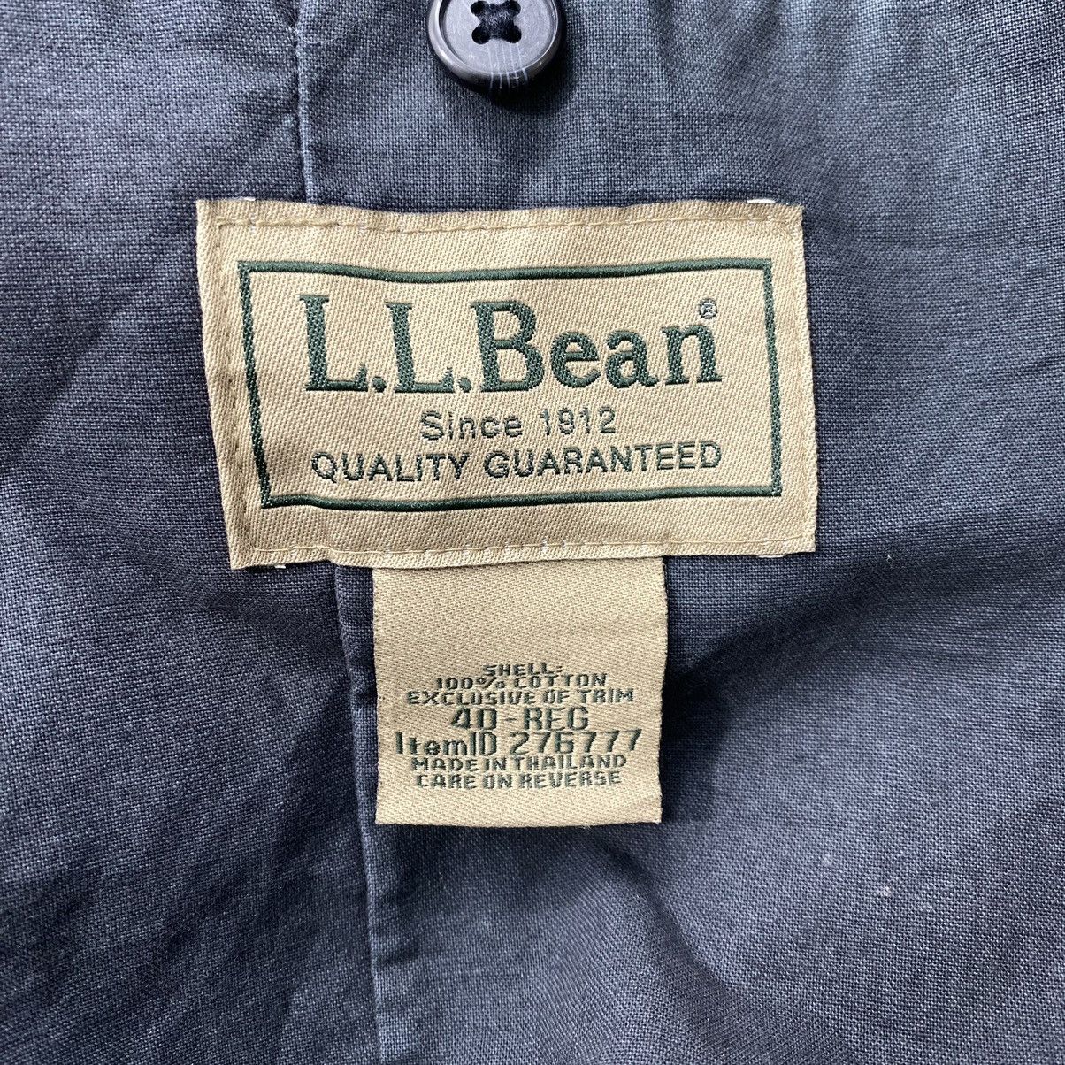 L.L. Bean Vintage LL BEAN USA Navy Blazer Coat Jacket Size US M / EU 48-50 / 2 - 6 Thumbnail
