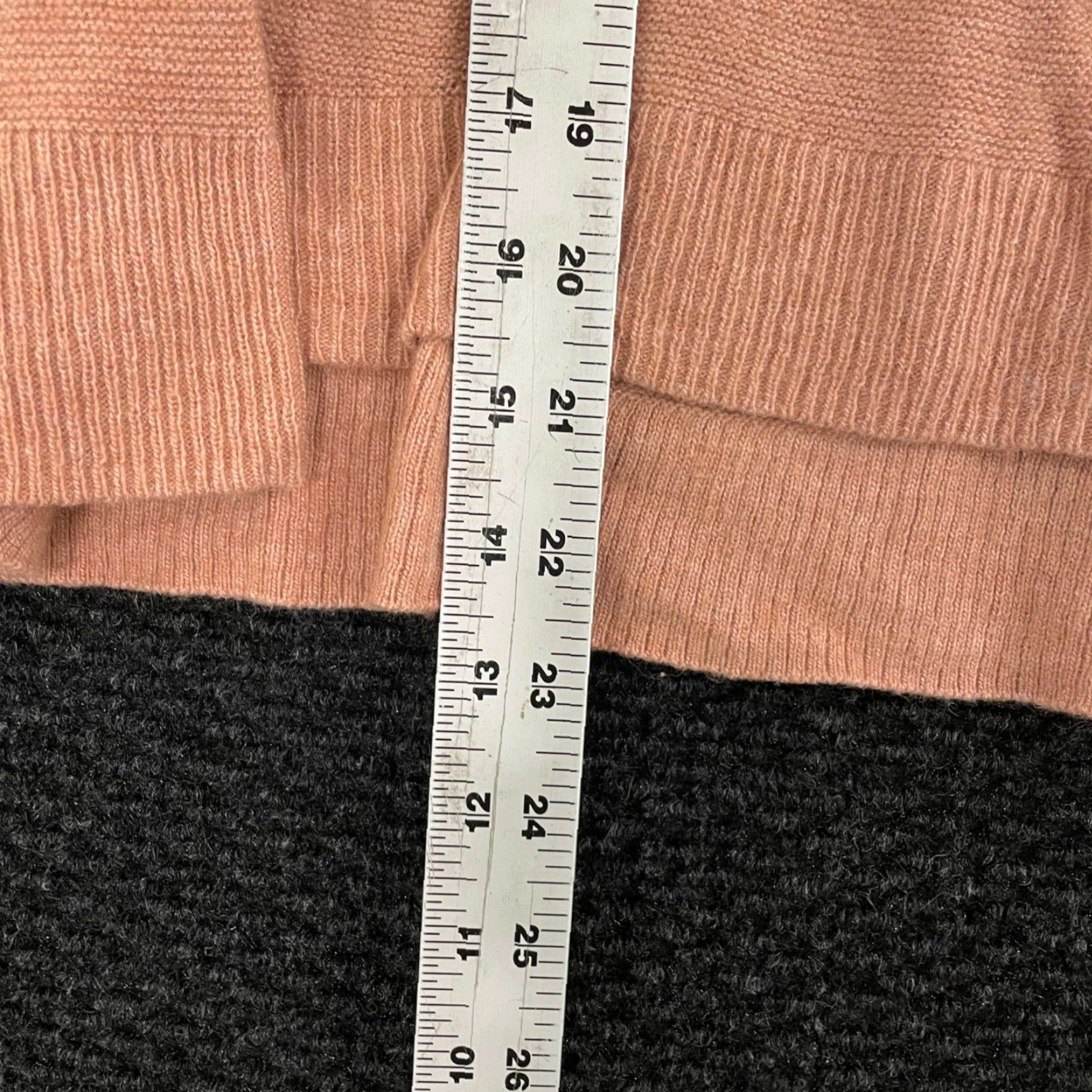 Madewell Madewell Women Pink Viscose Nylon Merino Wool Blend Knit Scoop Neck Sweater Dolman Long Sleeve Regular Size S Pullover Size S / US 4 / IT 40 - 5 Thumbnail