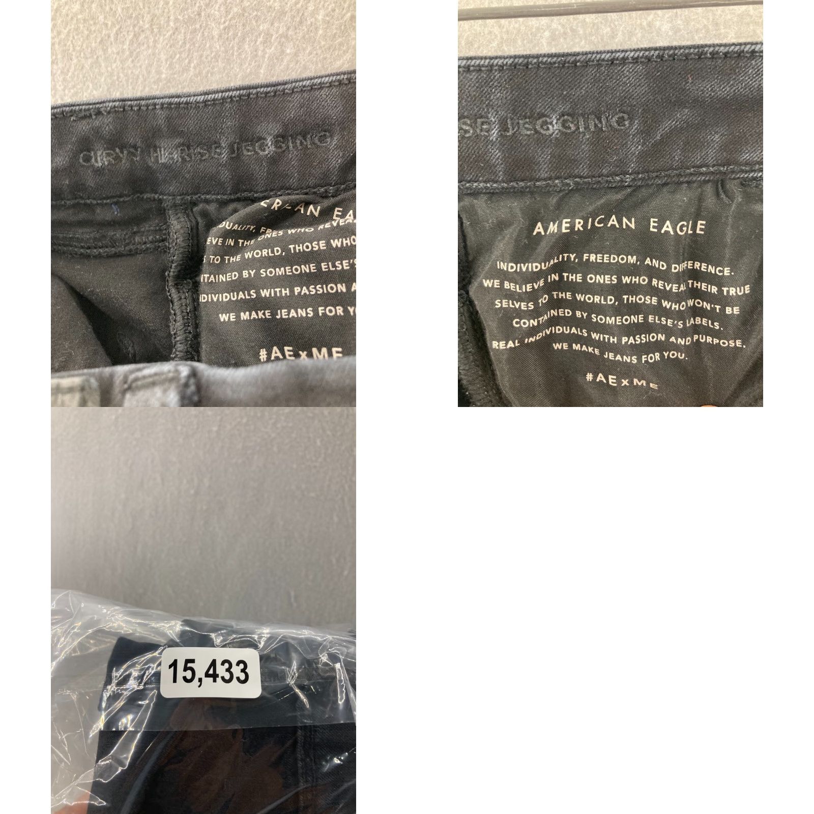 American Eagle Outfitters American Eagle Outfitters Jeans Womens 10 Black Distressed Curvy Hi Rise Jegging 24x26 Adult Regular Inseam See Photos Size 32" / US 10 / IT 46 - 9 Thumbnail