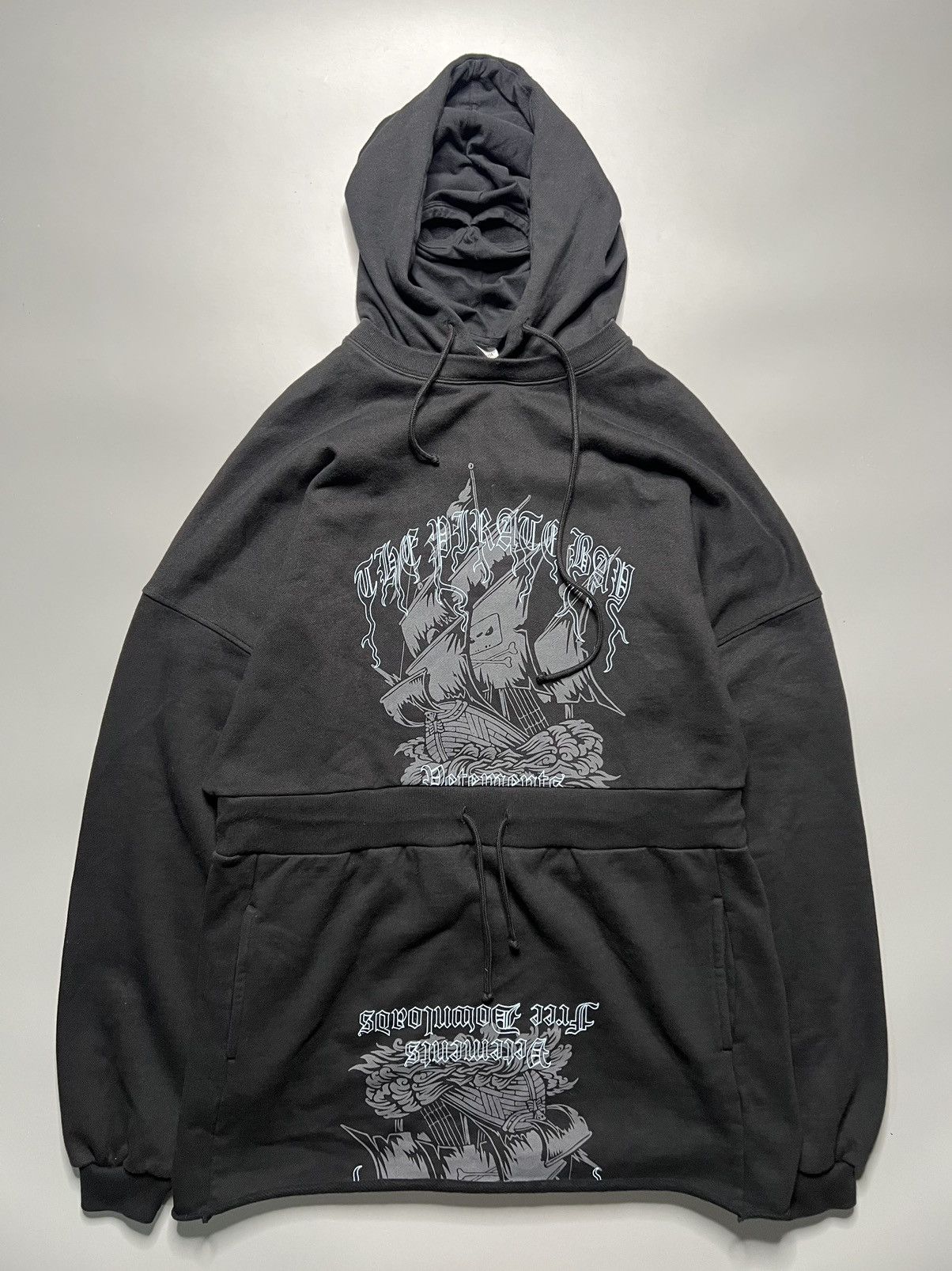 Vetements F/W 20 Unisex Pirate Bay Gimp Hacker Hoodie