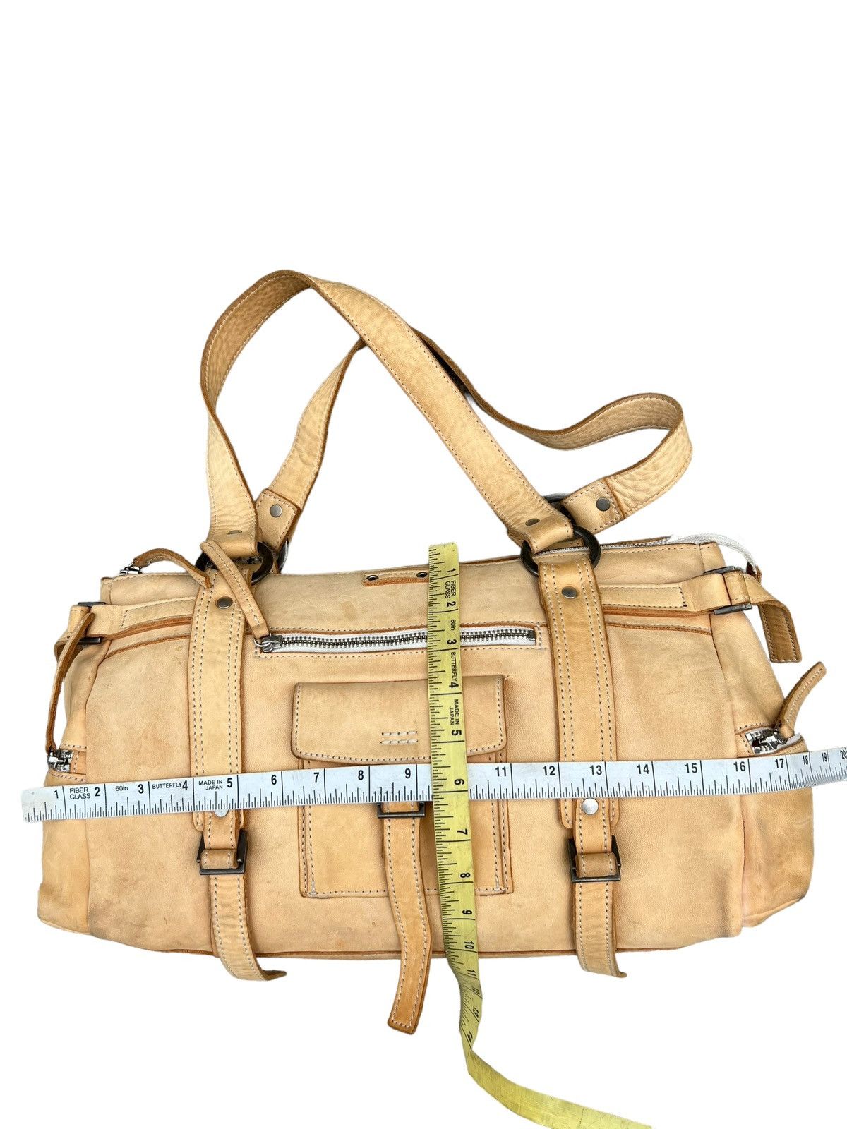 Leather Lily Japan High Quality Leather Patina Bag Size ONE SIZE - 19 Thumbnail