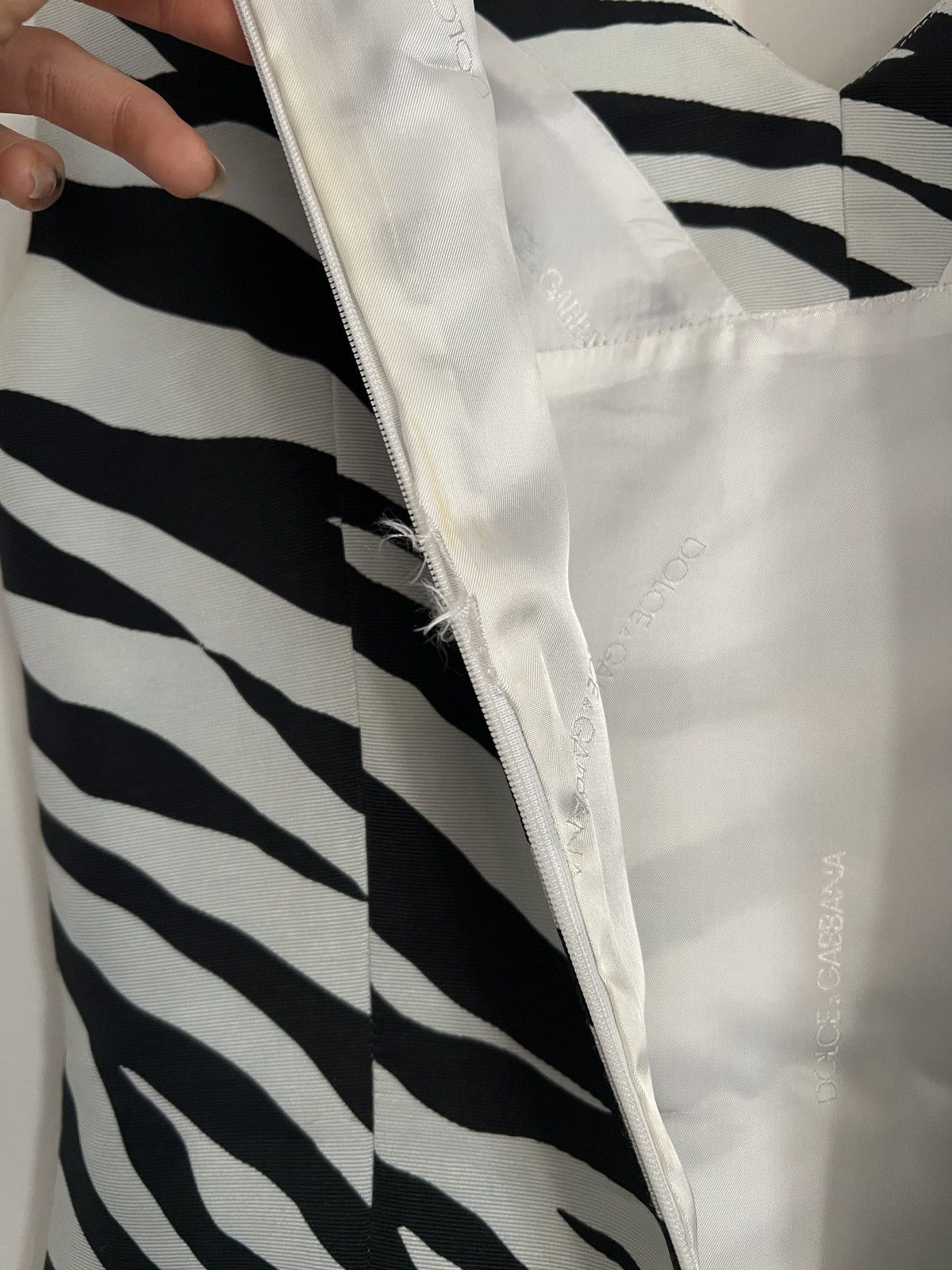 Dolce & Gabbana Zebra dress D&G in cotton size M Size S / US 4 / IT 40 - 12 Thumbnail