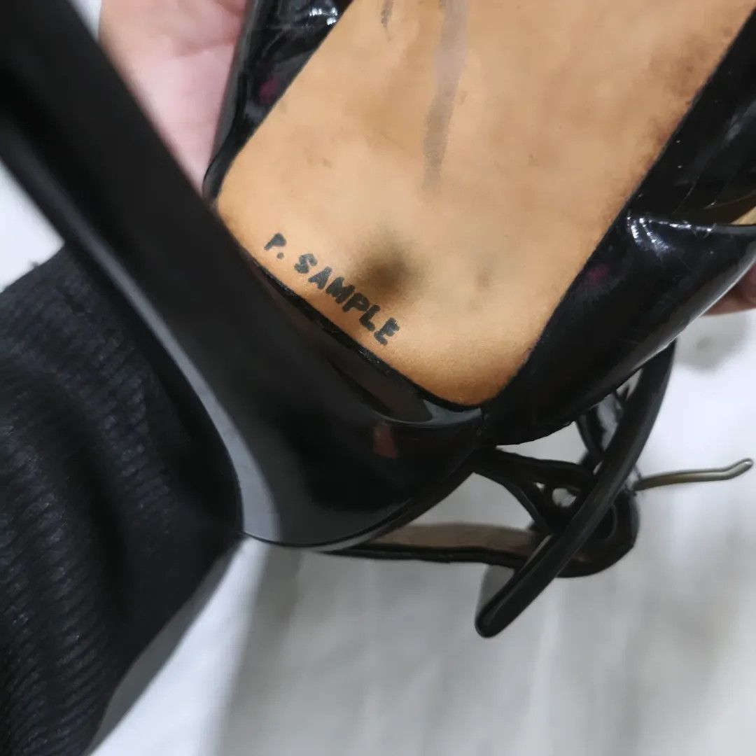 Giuseppe Zanotti Giuseppe Zanetti Black Strappy Leather Heels Size US 9 / IT 39 - 4 Thumbnail