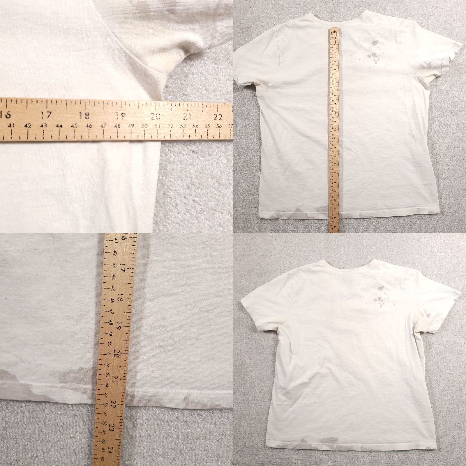 Nike Nike V-Neck Shirt L White USA Made Graphic Spell-Out Vtg 90s Grunge Streetwear Mens Size US L / EU 52-54 / 3 - 9 Thumbnail