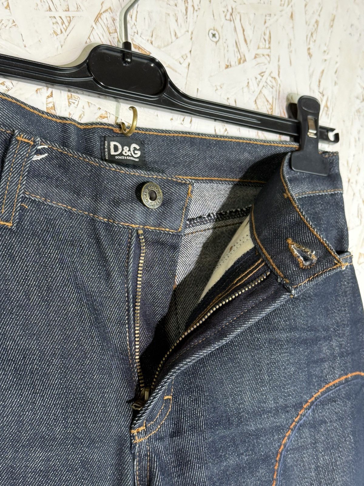 Dolce & Gabbana Dolce & Gabbana SS2002 Butterfly Denim Flared Jeans 28/42 Size 28" / US 6 / IT 42 - 5 Thumbnail