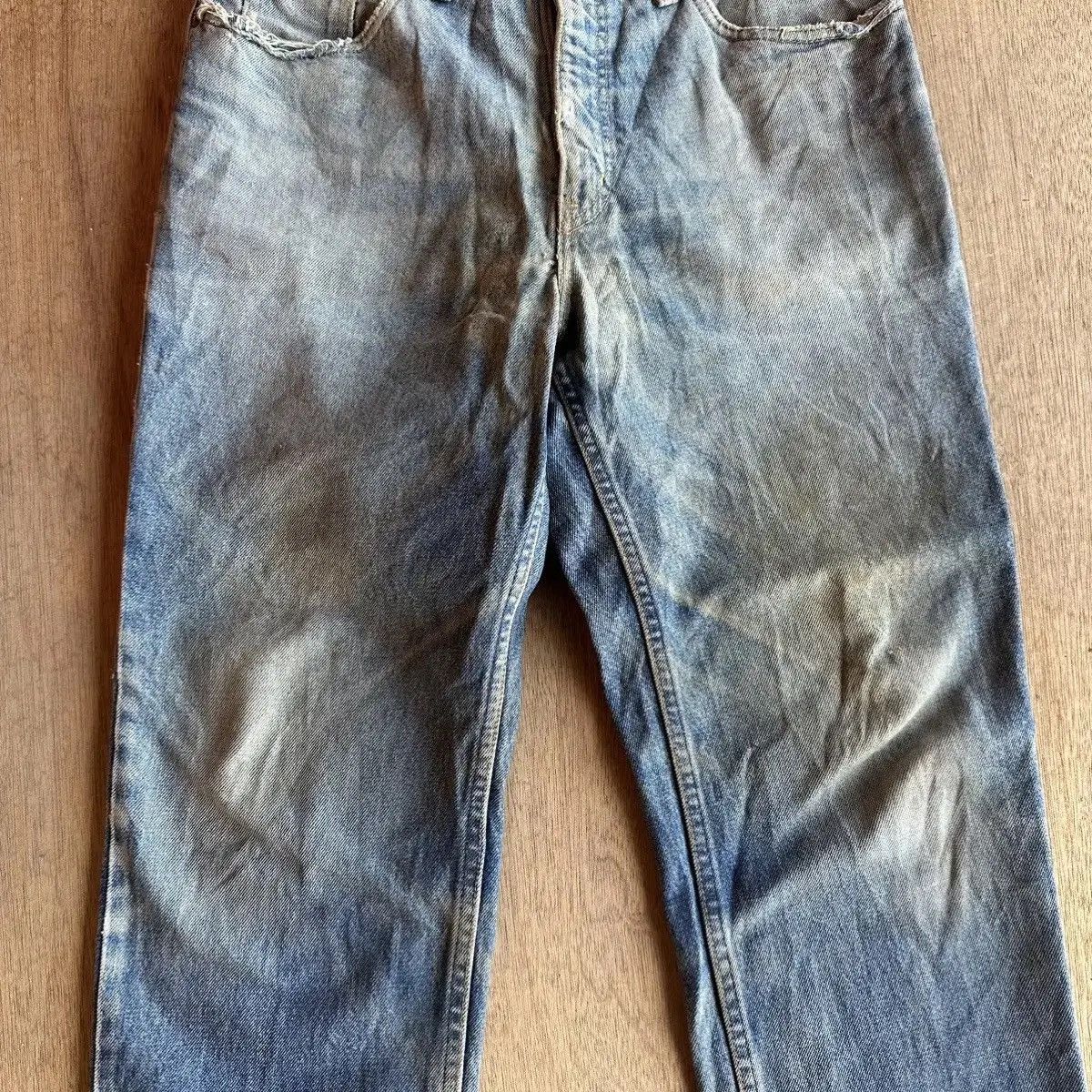Vintage RUSTY DIRTY💥VINTAGE EDWIN JEANS MADE IN USA DENIM PANTS W31 Size US 31 - 4 Thumbnail