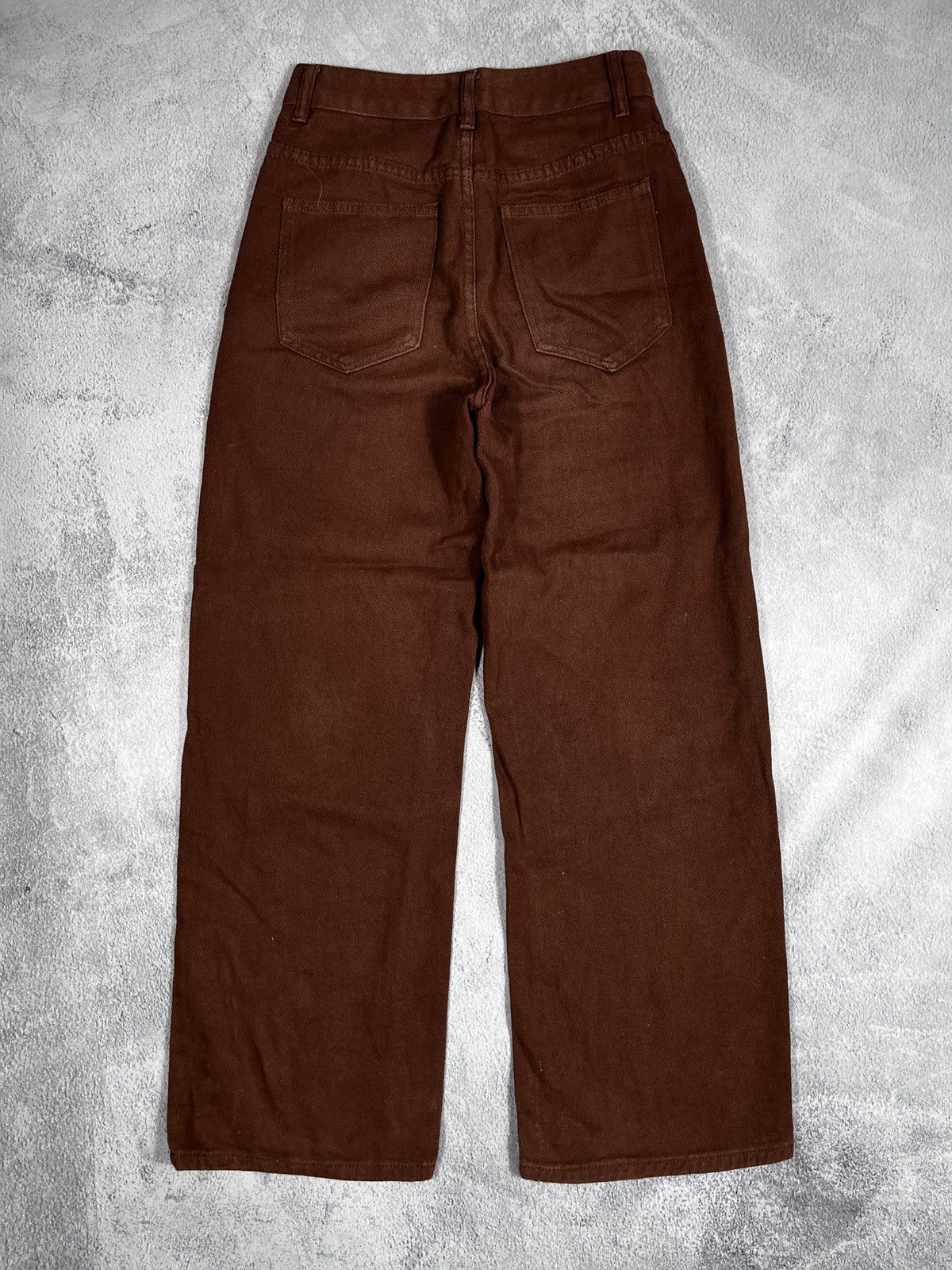 Japanese Brand × Vintage Vintage Y2K Japanese wide flared faded jeans denim size 26 Size 26" / US 2 / IT 38 - 6 Thumbnail