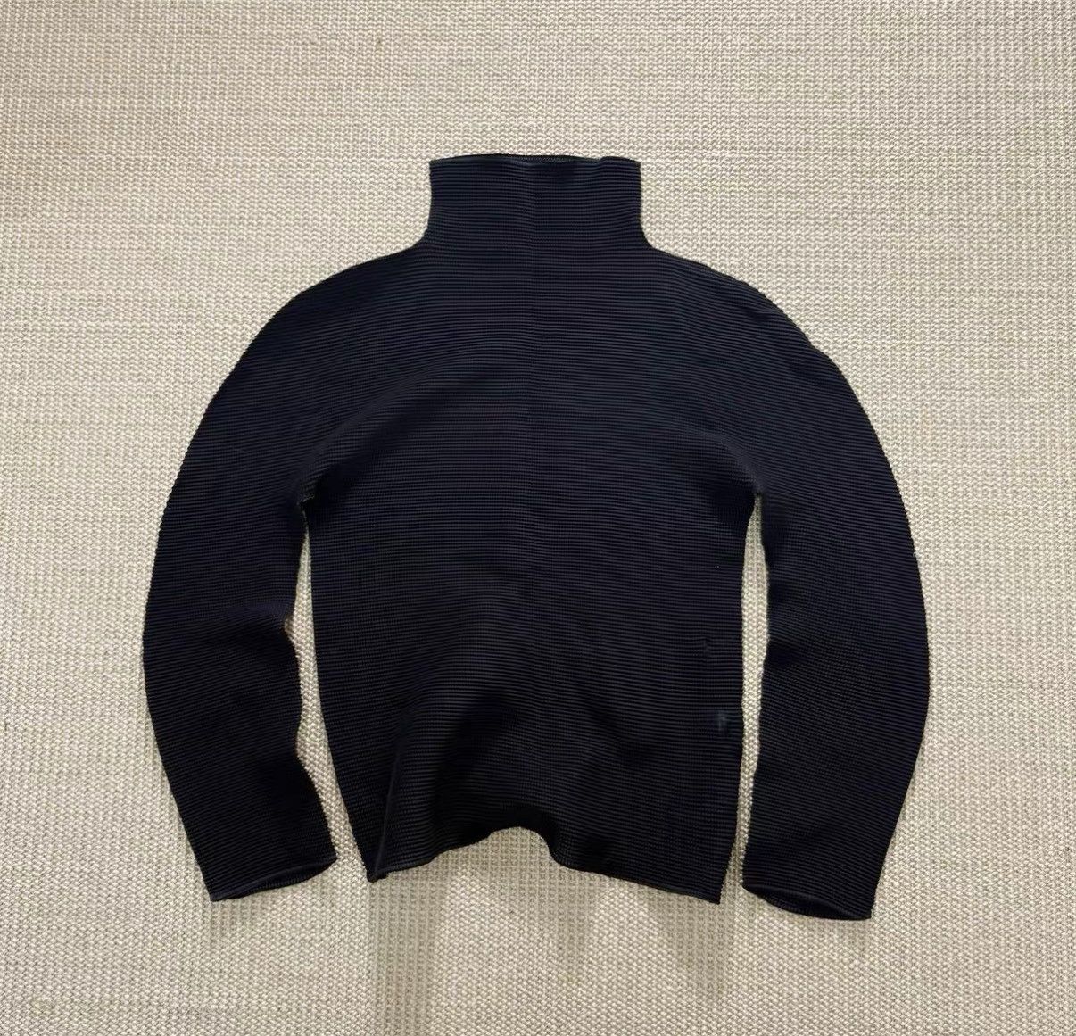 Issey Miyake Issey Miyake Me Pleated Mock Neck Long Sleeve J29 Size US M / EU 48-50 / 2 - 1 Thumbnail