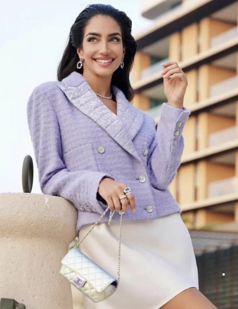 Chanel Chanel 21 autumn and winter ready-to-wear catwalk purple do Size S / US 4 / IT 40 - 5 Thumbnail