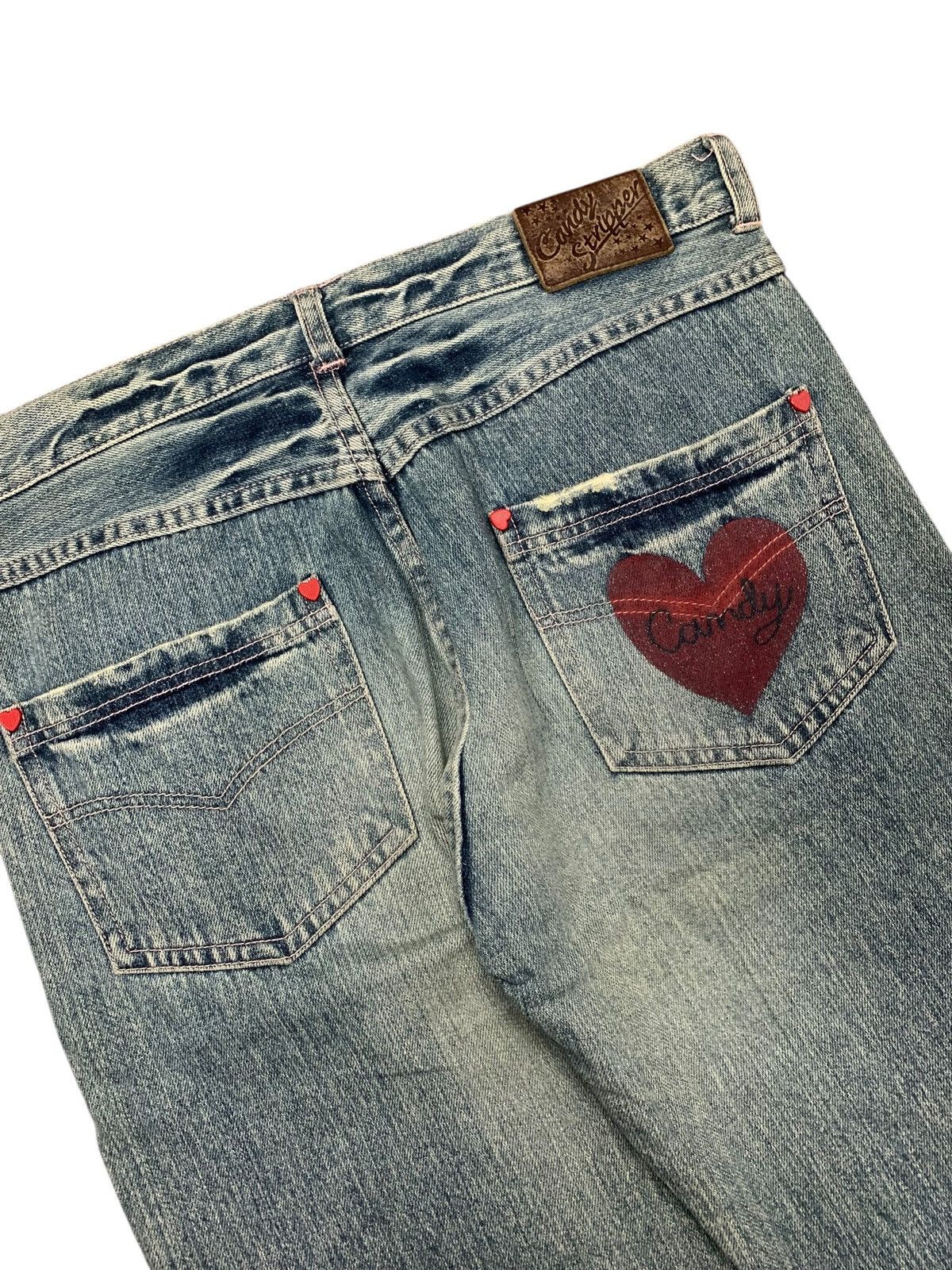 Hysteric Glamour 2000s Y2K Candy stripper cuties distrassed Size US 31 - 6 Thumbnail