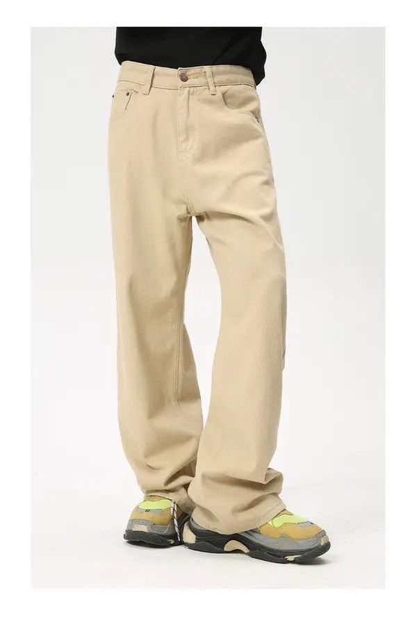 Japanese Brand Tamaki x Rina Vintage Khaki Casual Wide Leg Jeans Size US 32 / EU 48 - 5 Thumbnail