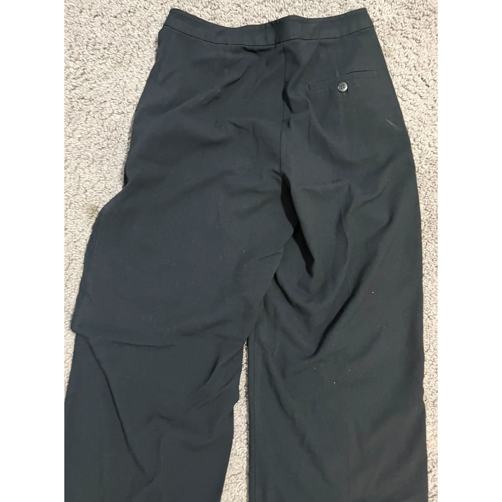 Express EXPRESS Dress Pants - Women - World Brand Stretch SZ 7/8 - 30" Inseam - Black - Knit Spandex Workwear / Casual Trousers Size 28" / US 6 / IT 42 - 4 Thumbnail