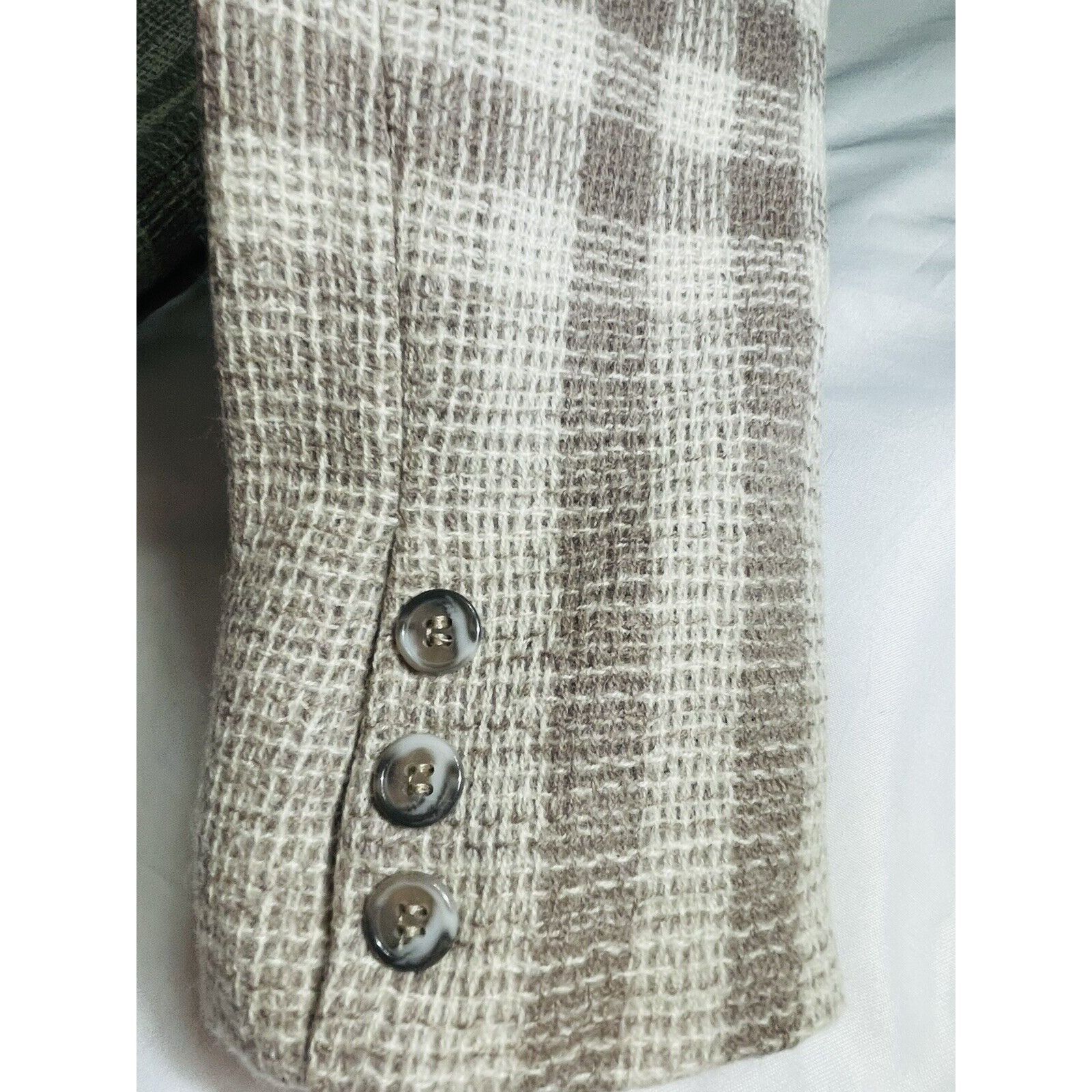 Vintage AC Sport Vintage Retro Wool Tan Brown Plaid Blazer Jacket Wi Size S / US 4 / IT 40 - 8 Thumbnail
