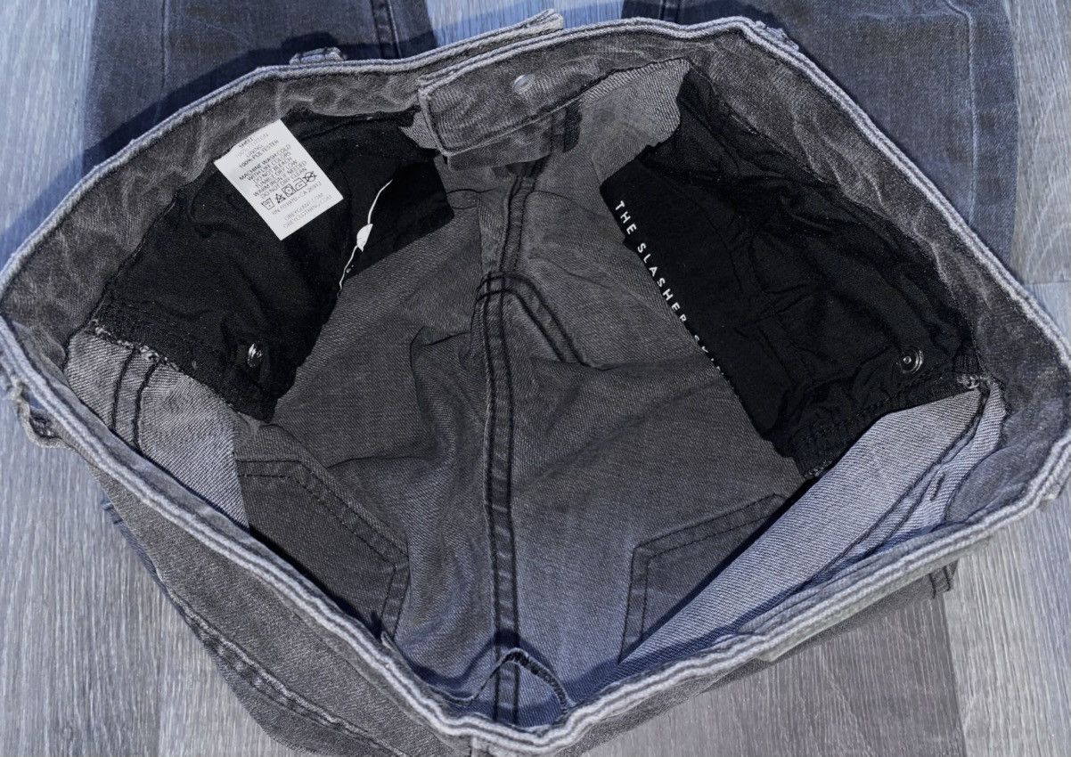 Obey Women’s Obey Worldwide Torn Distress Gray Cotton Jeans Denim Size 26" / US 2 / IT 38 - 17 Thumbnail