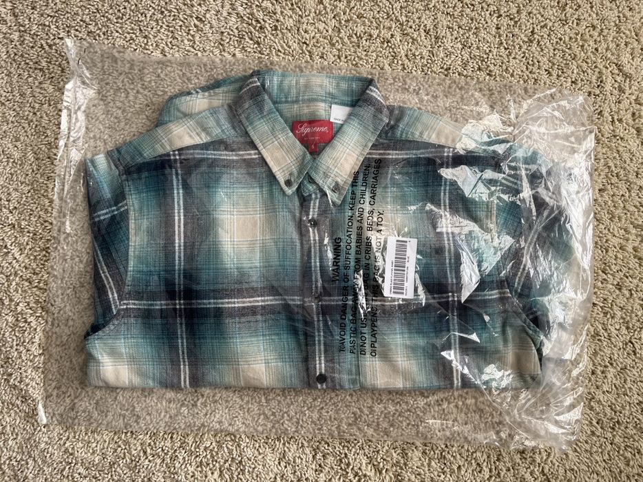 Supreme Supreme shadow plaid flannel | Grailed