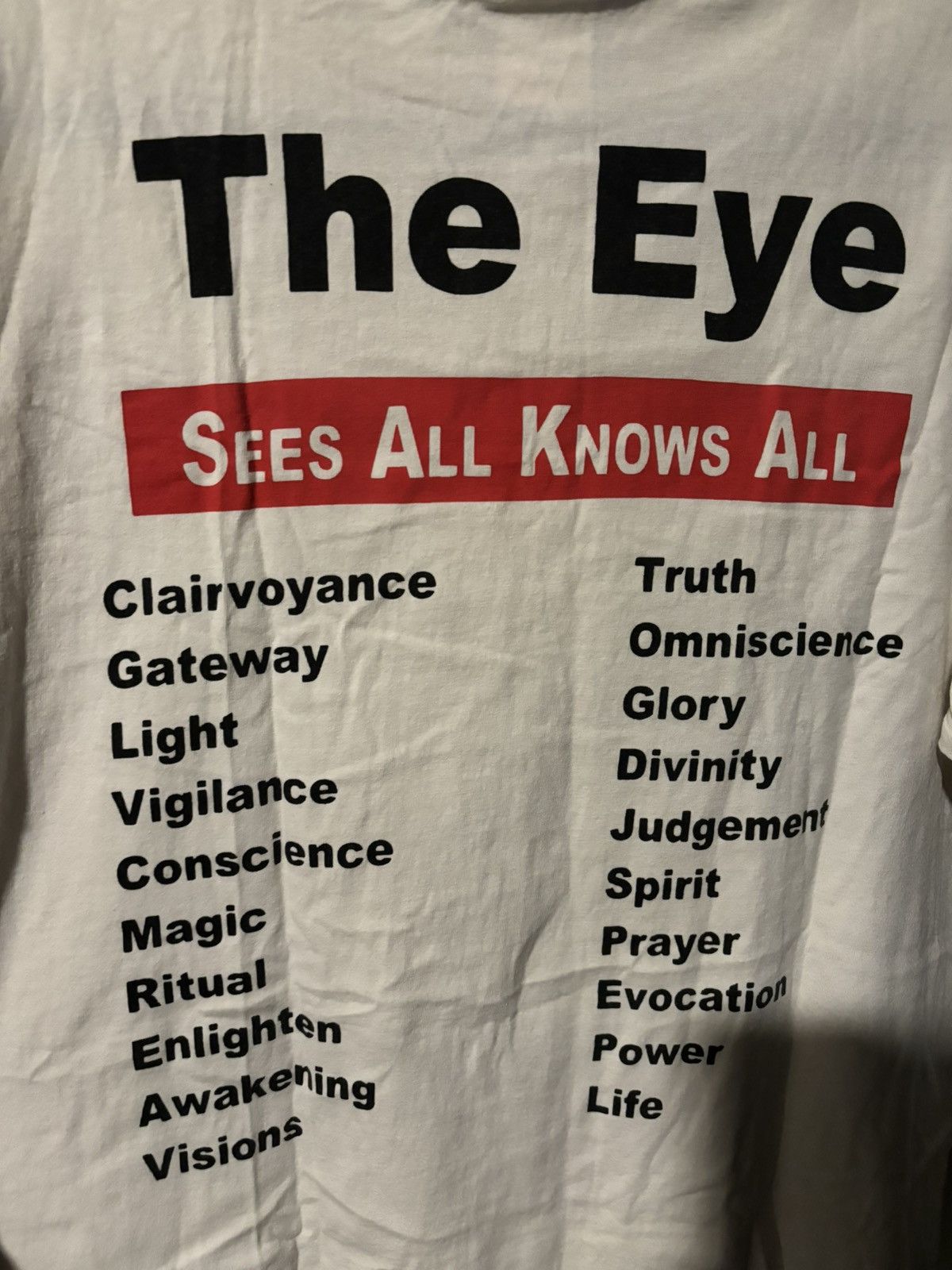 Saint Michael Saint Michael “The Eye” tee Size US L / EU 52-54 / 3 - 4 Thumbnail