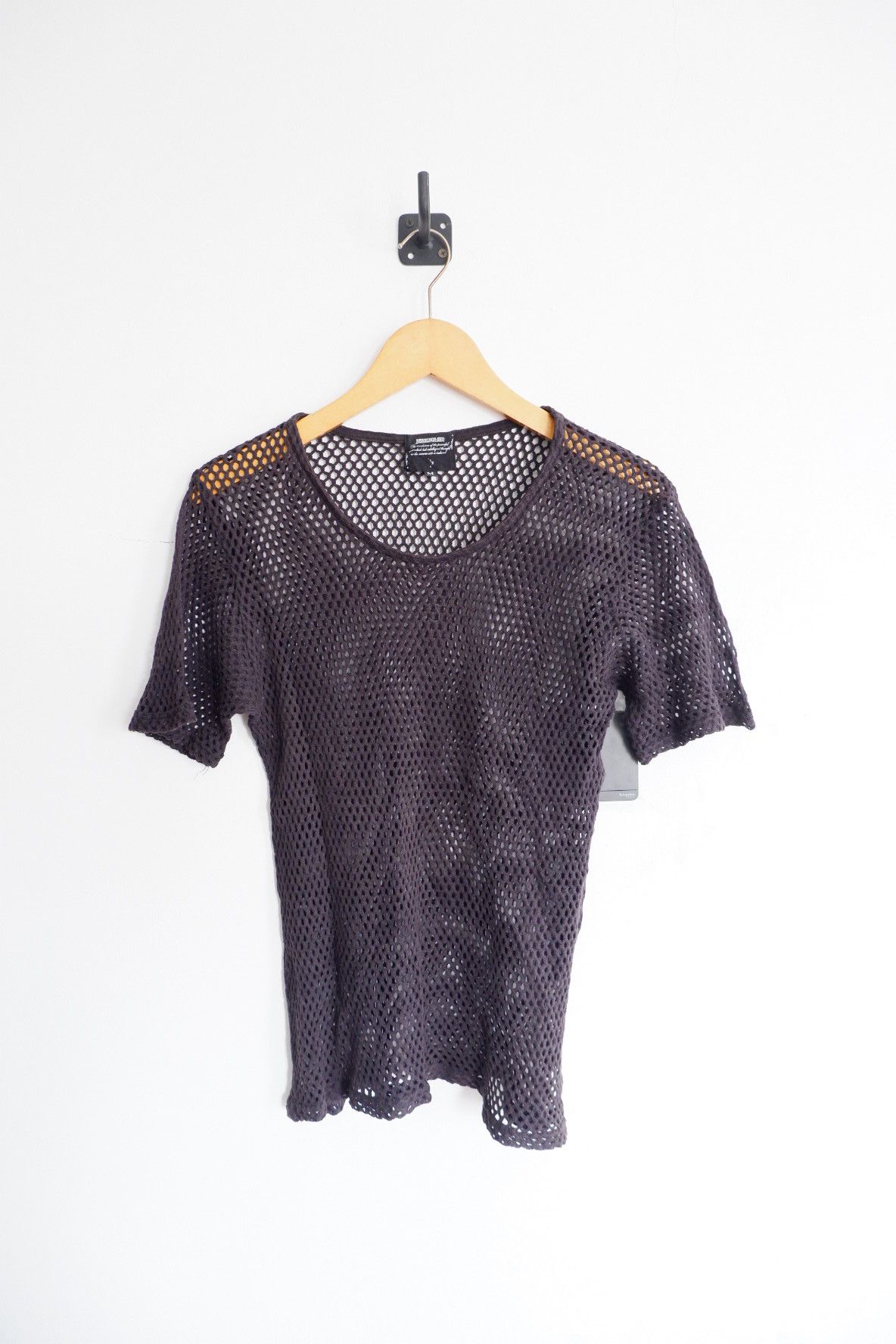 If Six Was Nine 2000s Berning Sho Mesh Fishnet Tshirts Size US M / EU 48-50 / 2 - 2 Thumbnail