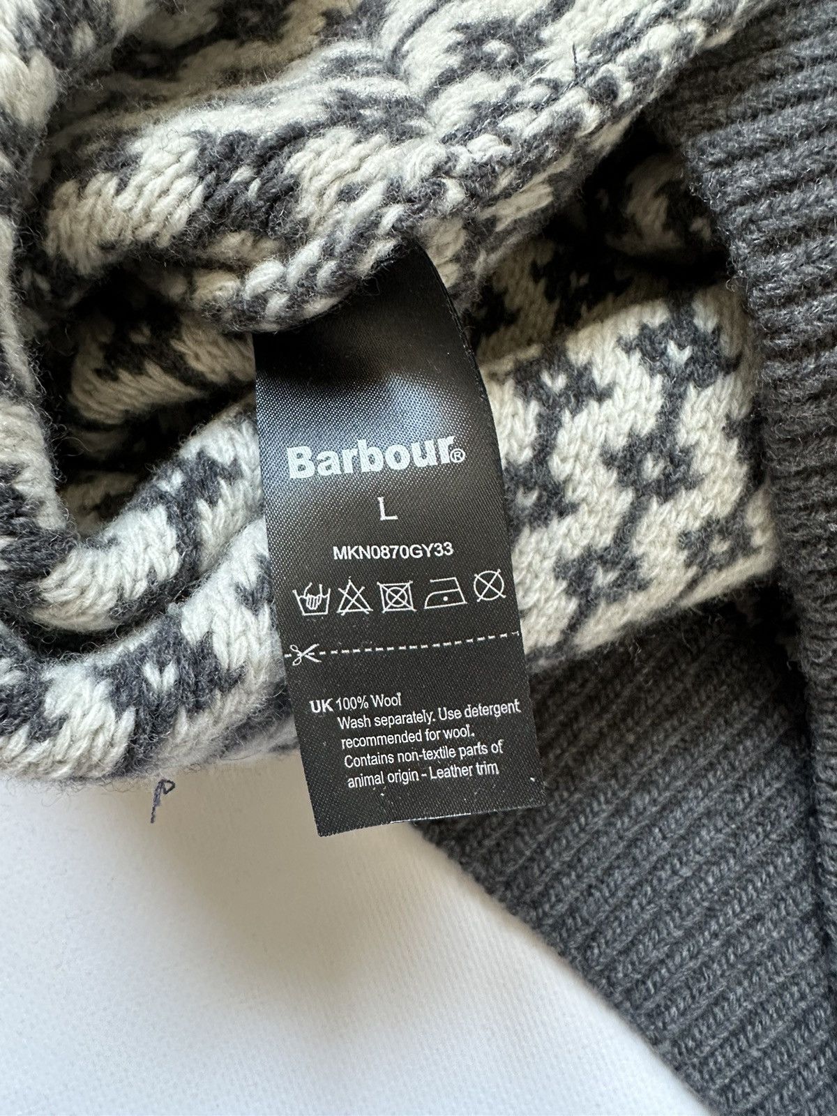Barbour Barbour Mens Multicolor Wool Pullover Sweater Size US L / EU 52-54 / 3 - 14 Thumbnail