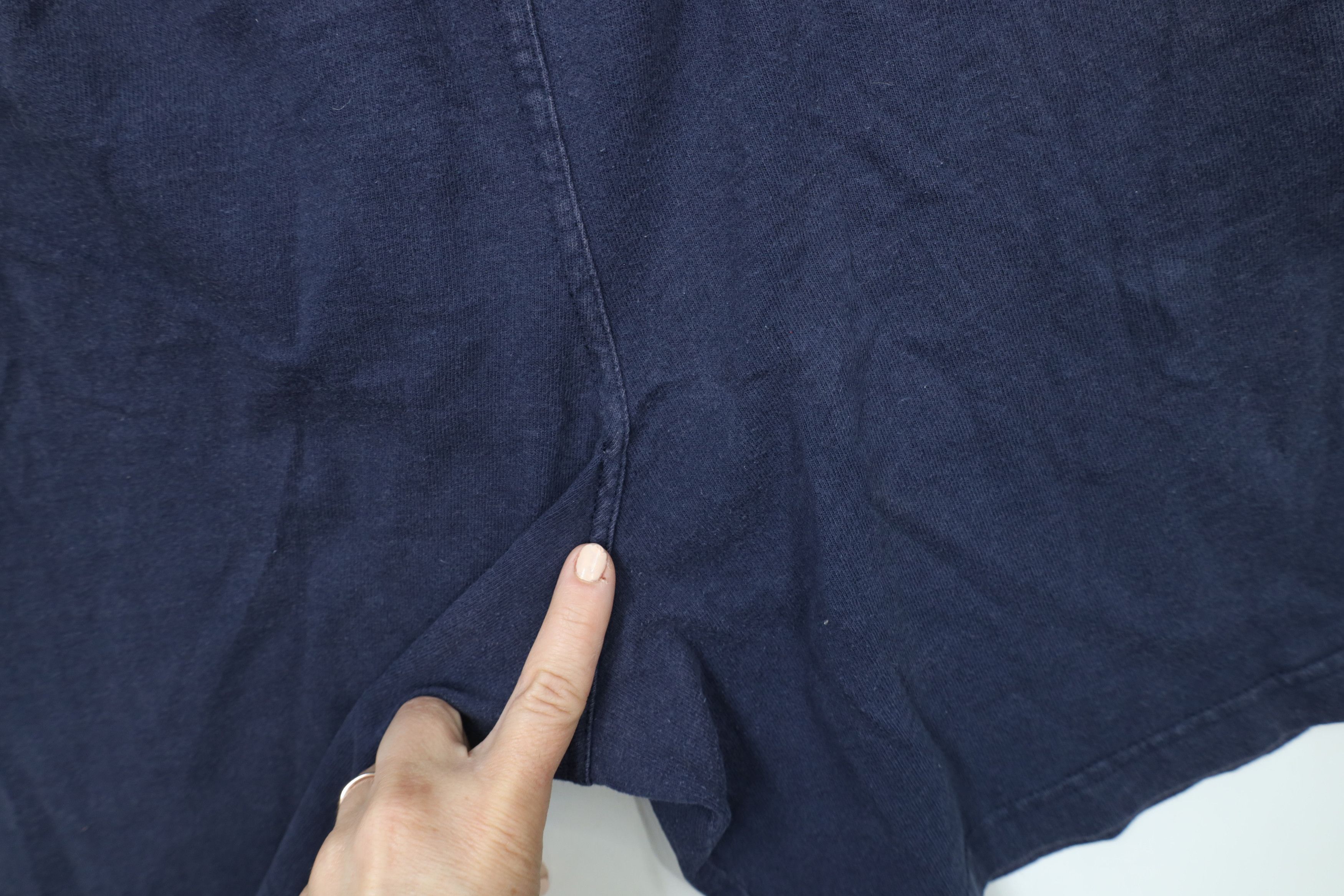 Vintage Vintage 90s Streetwear Faded Above Knee Shorts Blue Cotton Size US 34 / EU 50 - 12 Thumbnail