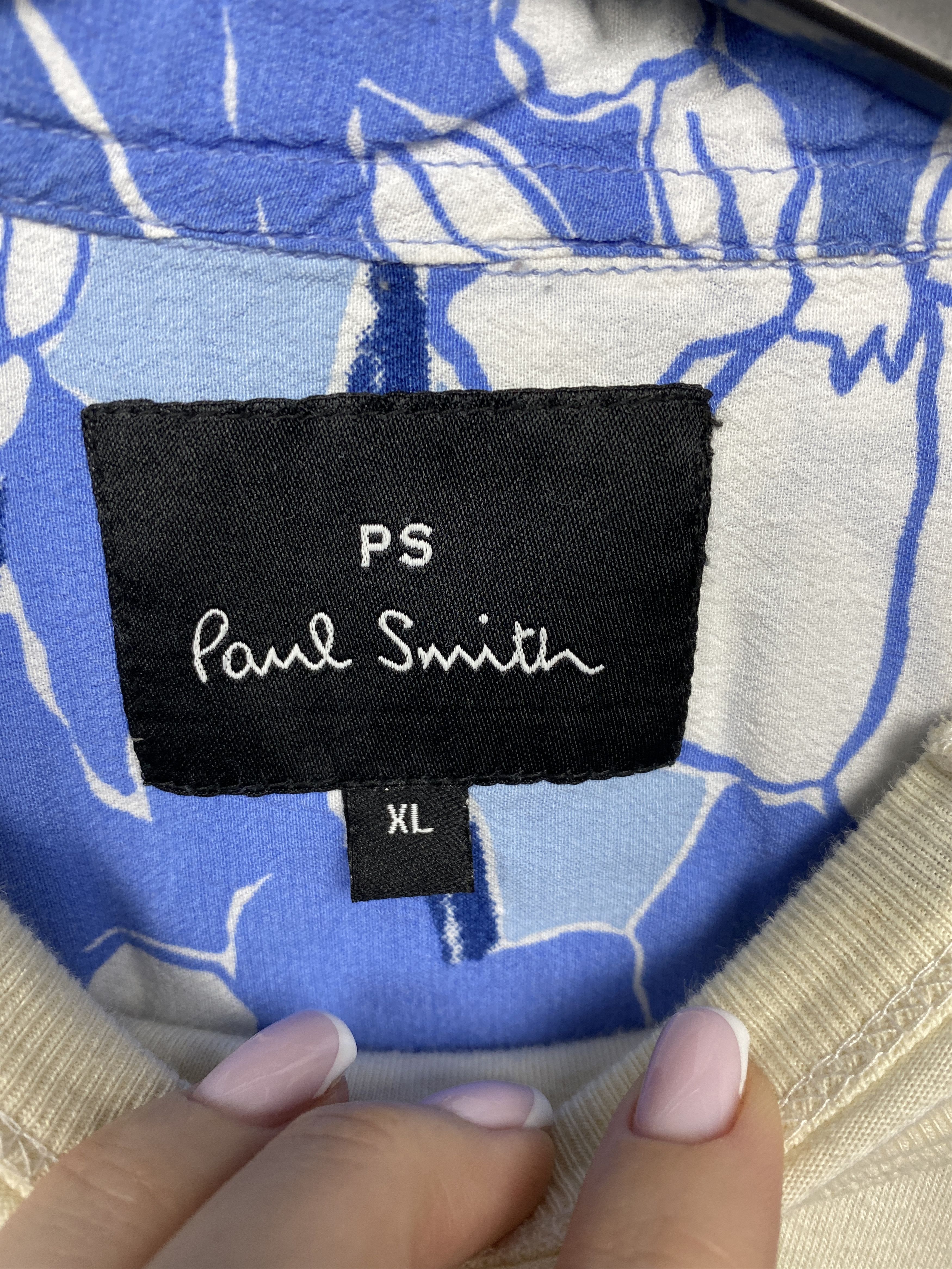 Paul Smith × Vintage Paul Smith London Vintage Mens Hawaiian Shirt Size US XL / EU 56 / 4 - 3 Thumbnail