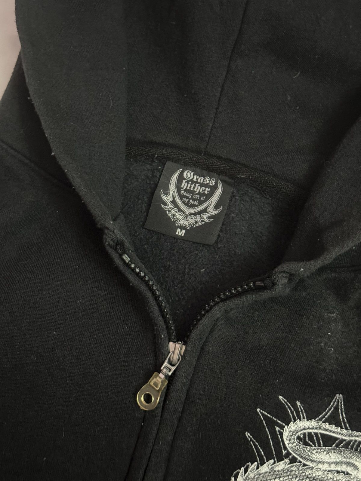 If Six Was Nine Y2K Sukajan Japan Dragon Pull Over Hoodie Size US M / EU 48-50 / 2 - 6 Thumbnail
