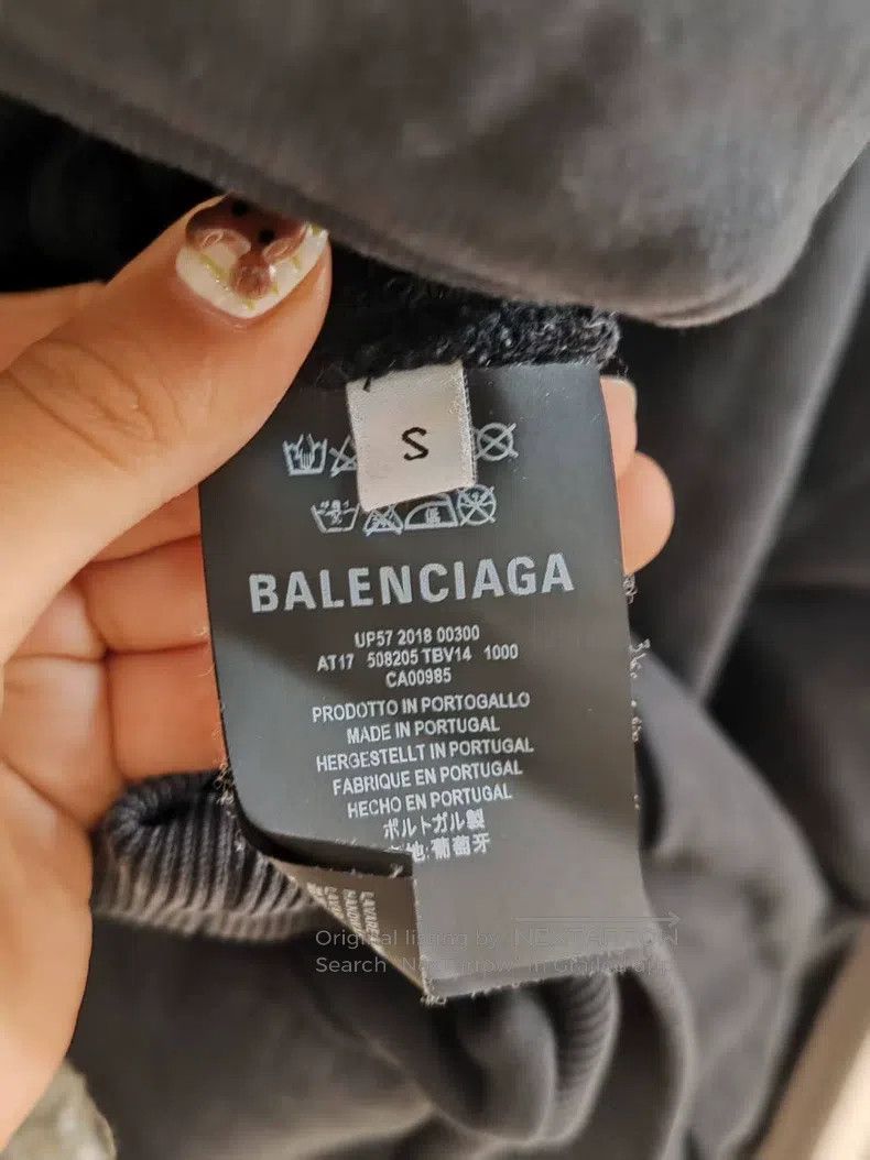 Balenciaga Balenciaga Wave Pattern Hoodie Size US S / EU 44-46 / 1 - 4 Thumbnail